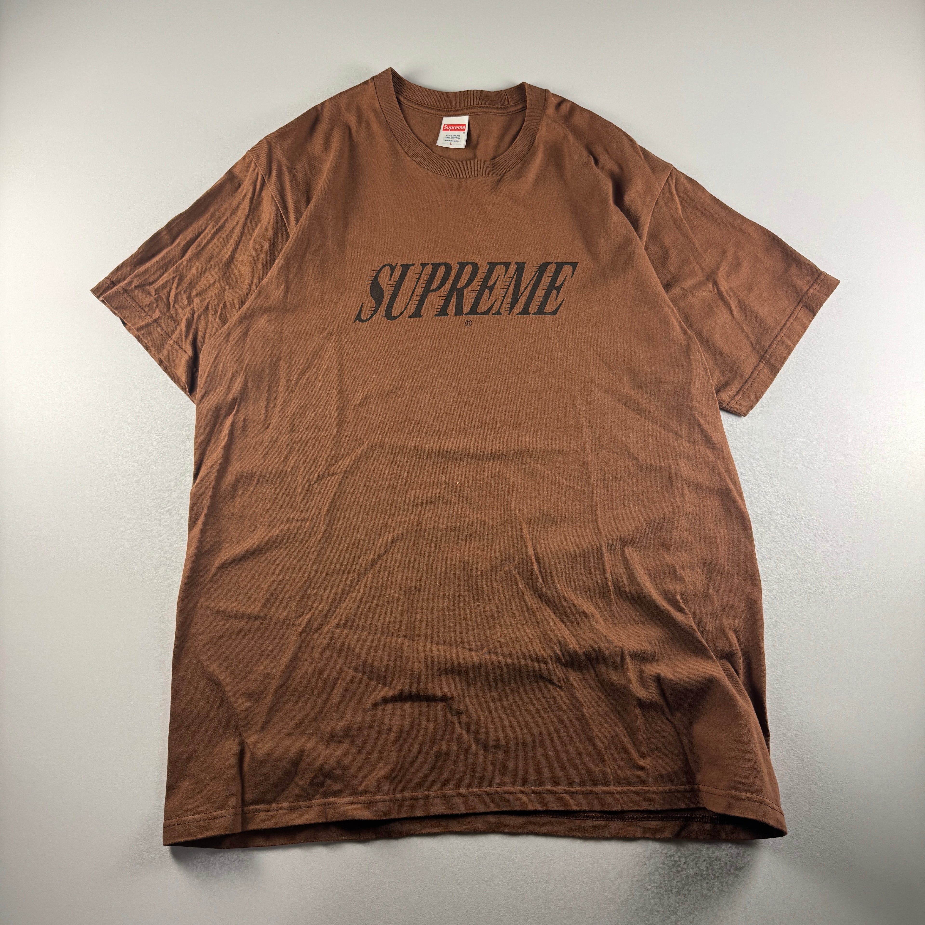 Supreme Slap Shot Brown Tee (L)