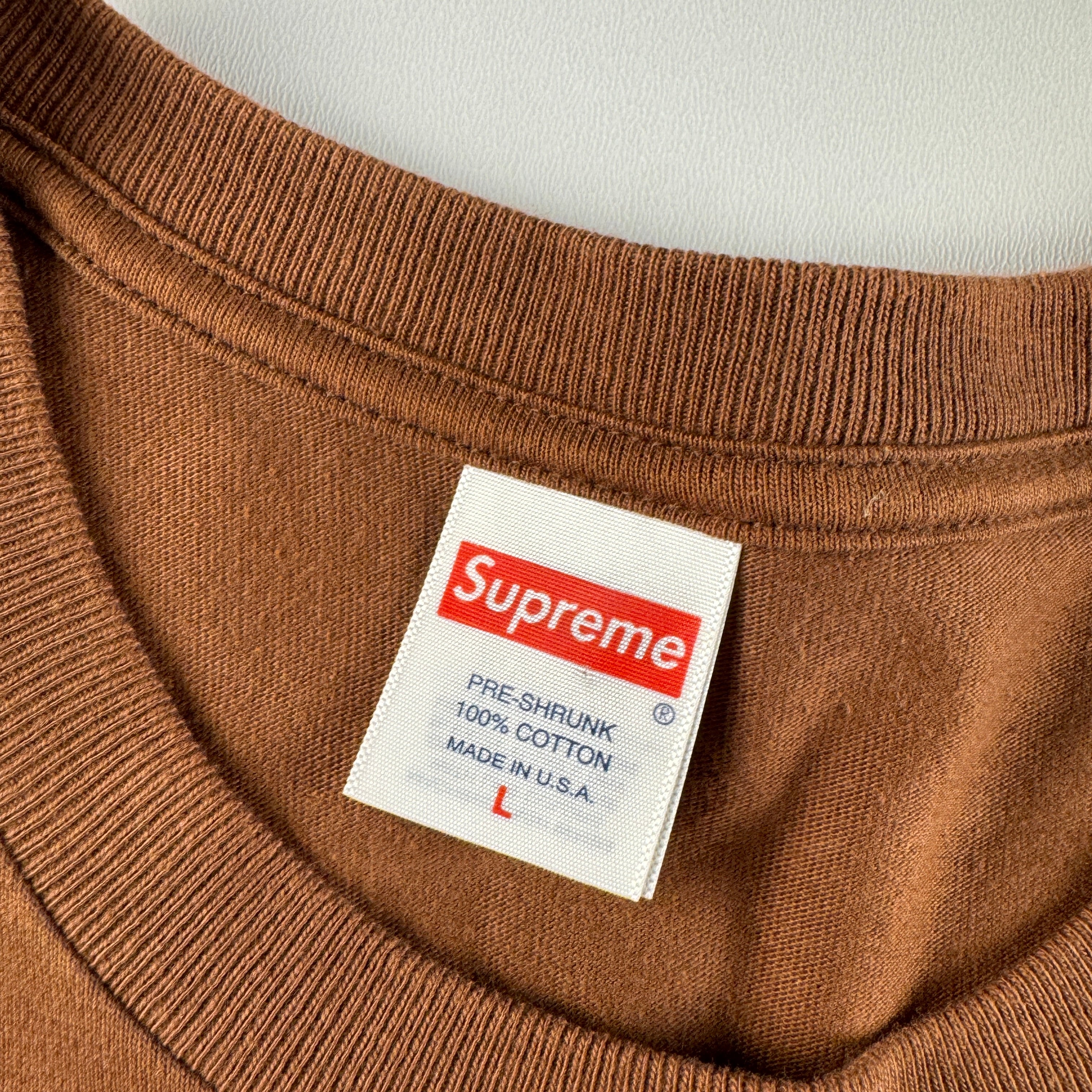 Supreme Slap Shot Brown Tee (L)