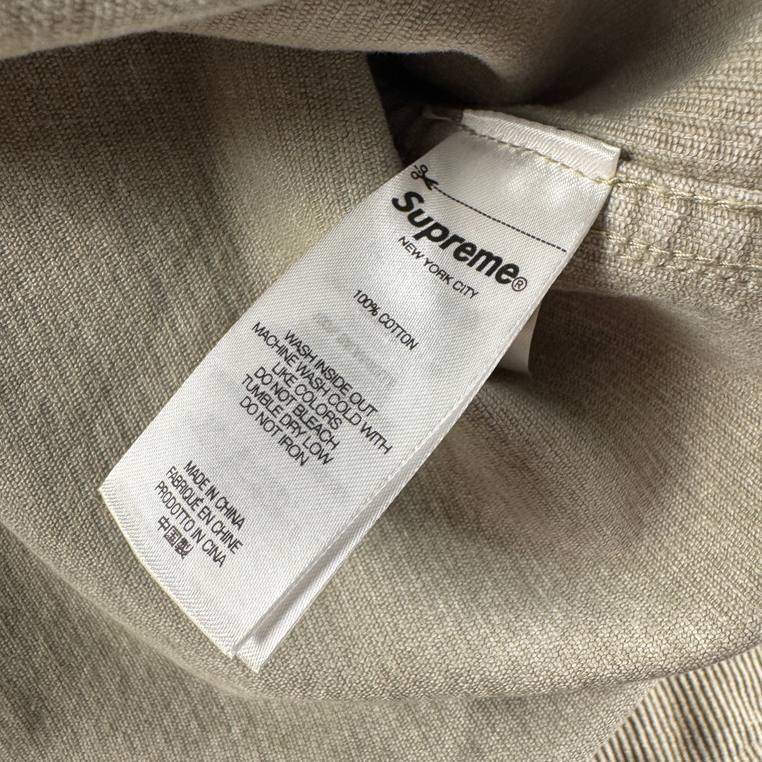 Supreme Corduroy Washed Grey Jacket (M)