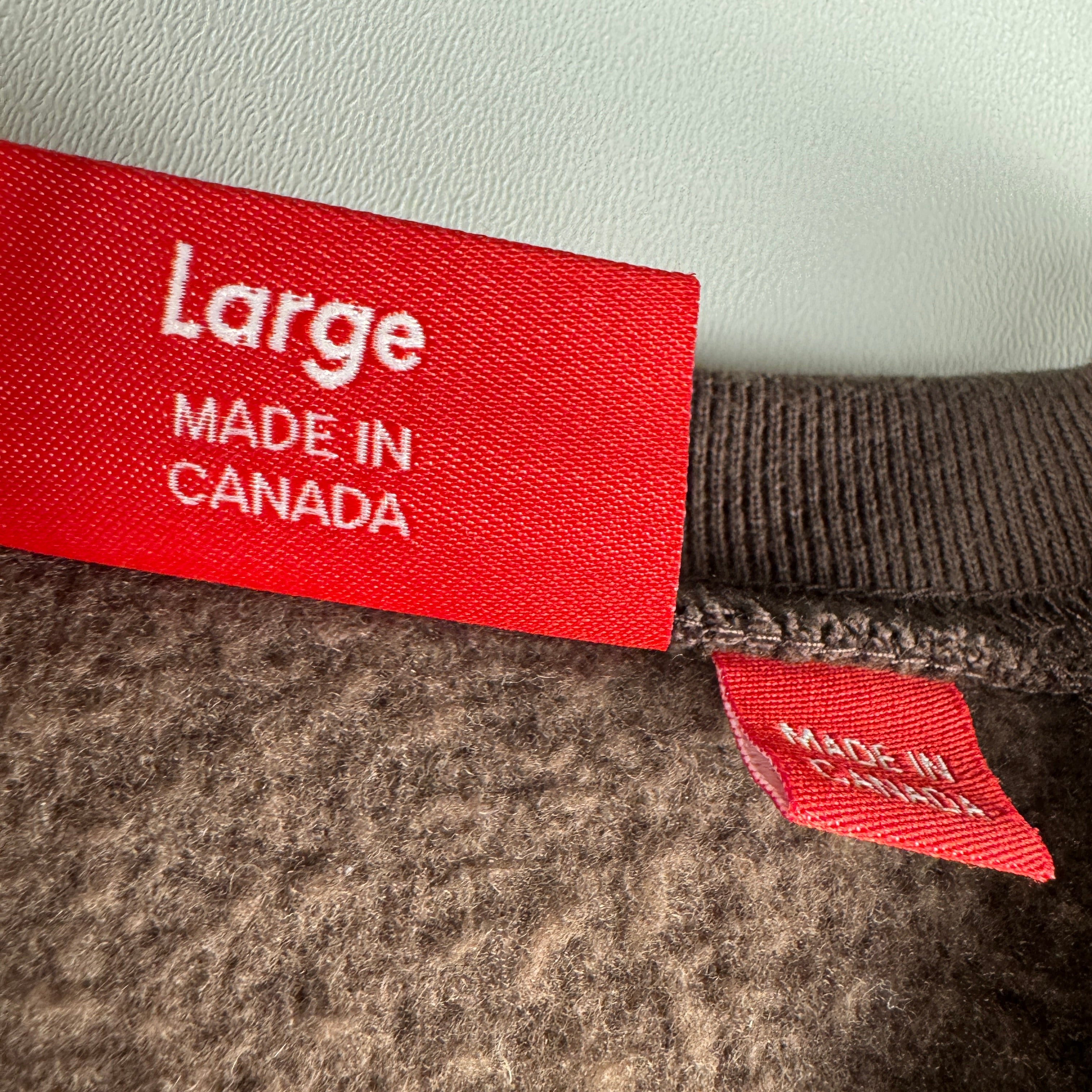 Supreme Box Logo Brown Sweater (L)