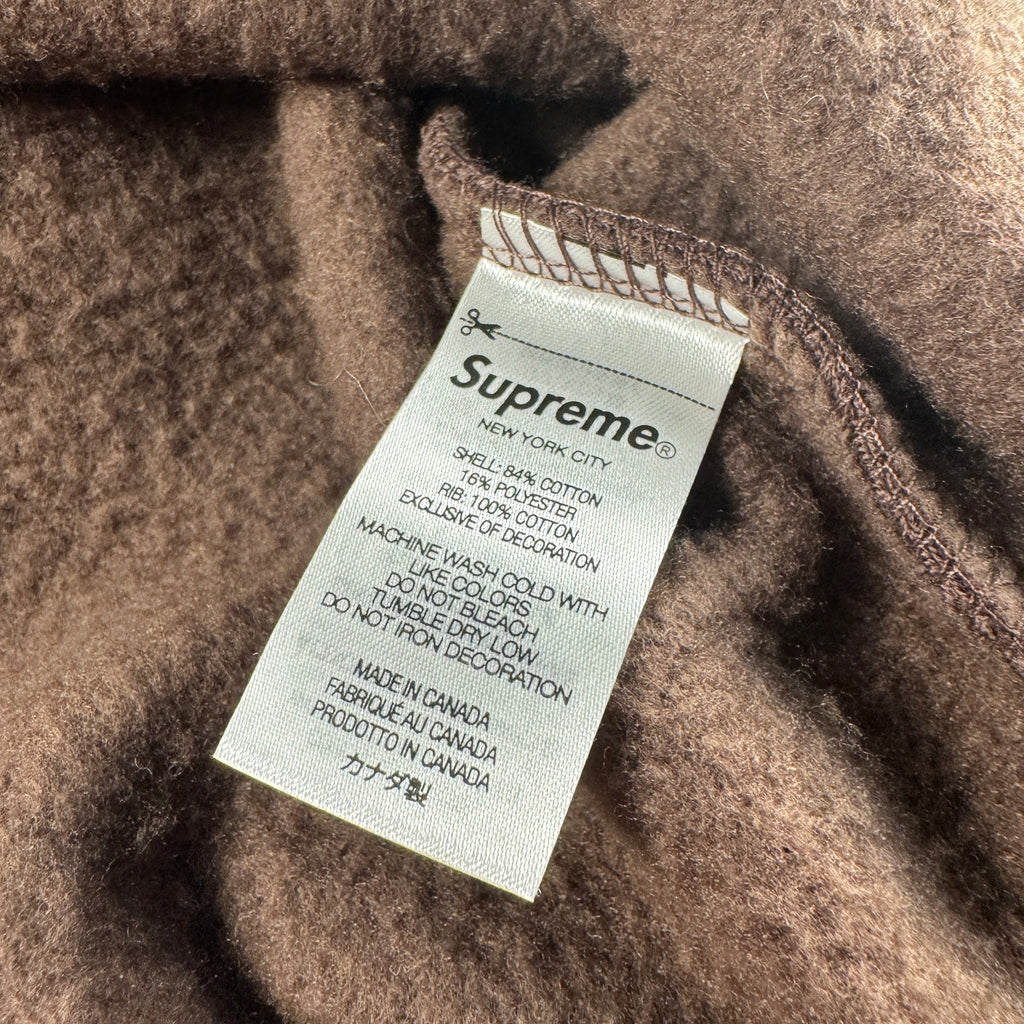 Supreme Box Logo Brown Sweater (L)