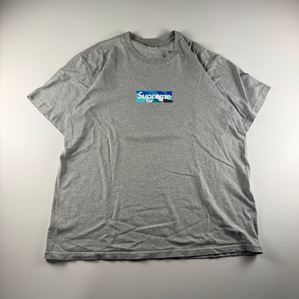 Supreme x Emilio Pucci Box Logo Heather Grey Tee (L)
