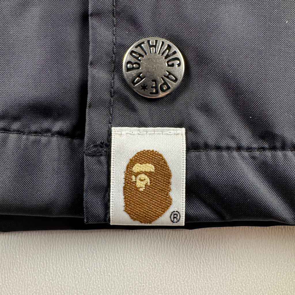 BAPE College Black Coach Jacket (M)