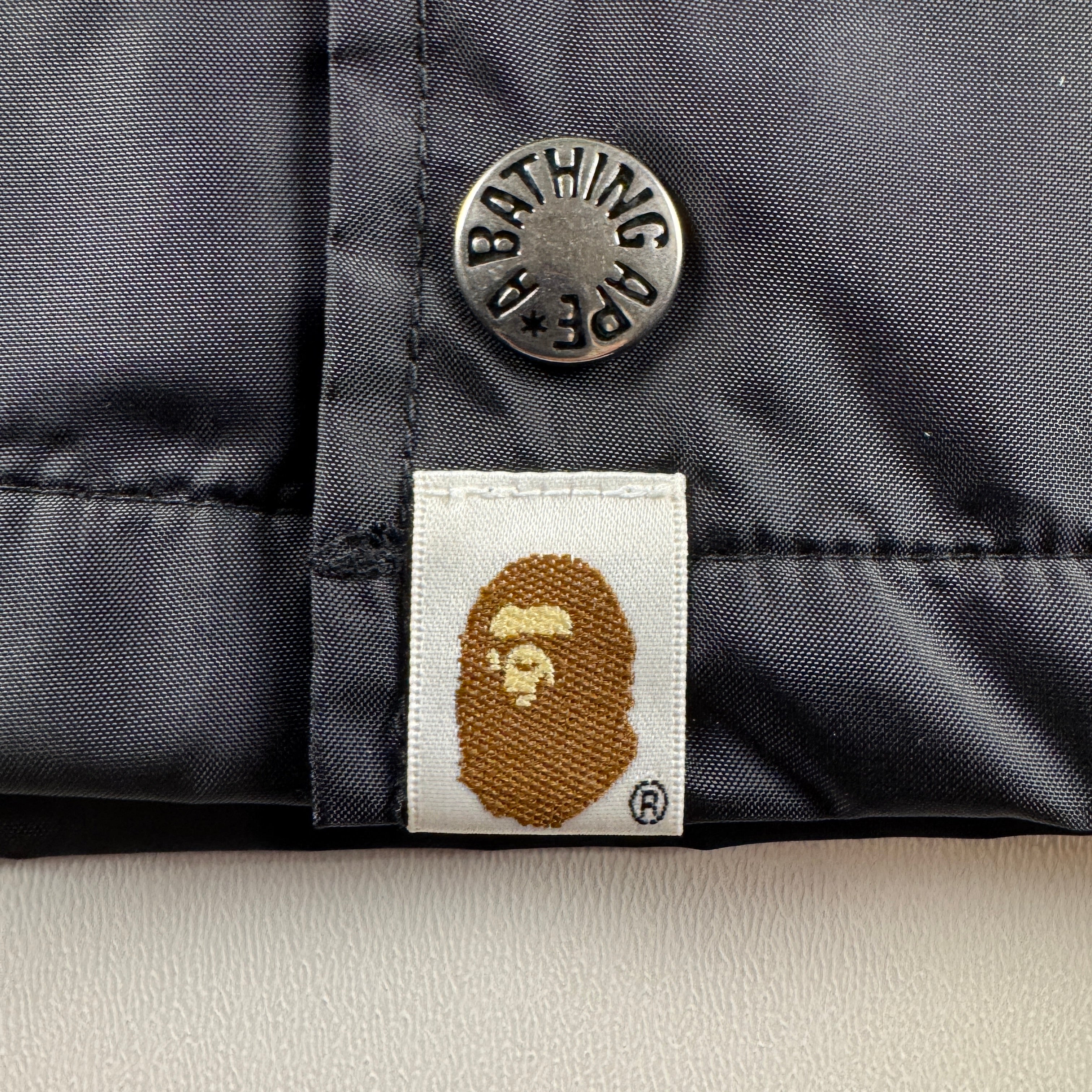 BAPE College Black Coach Jacket (M)