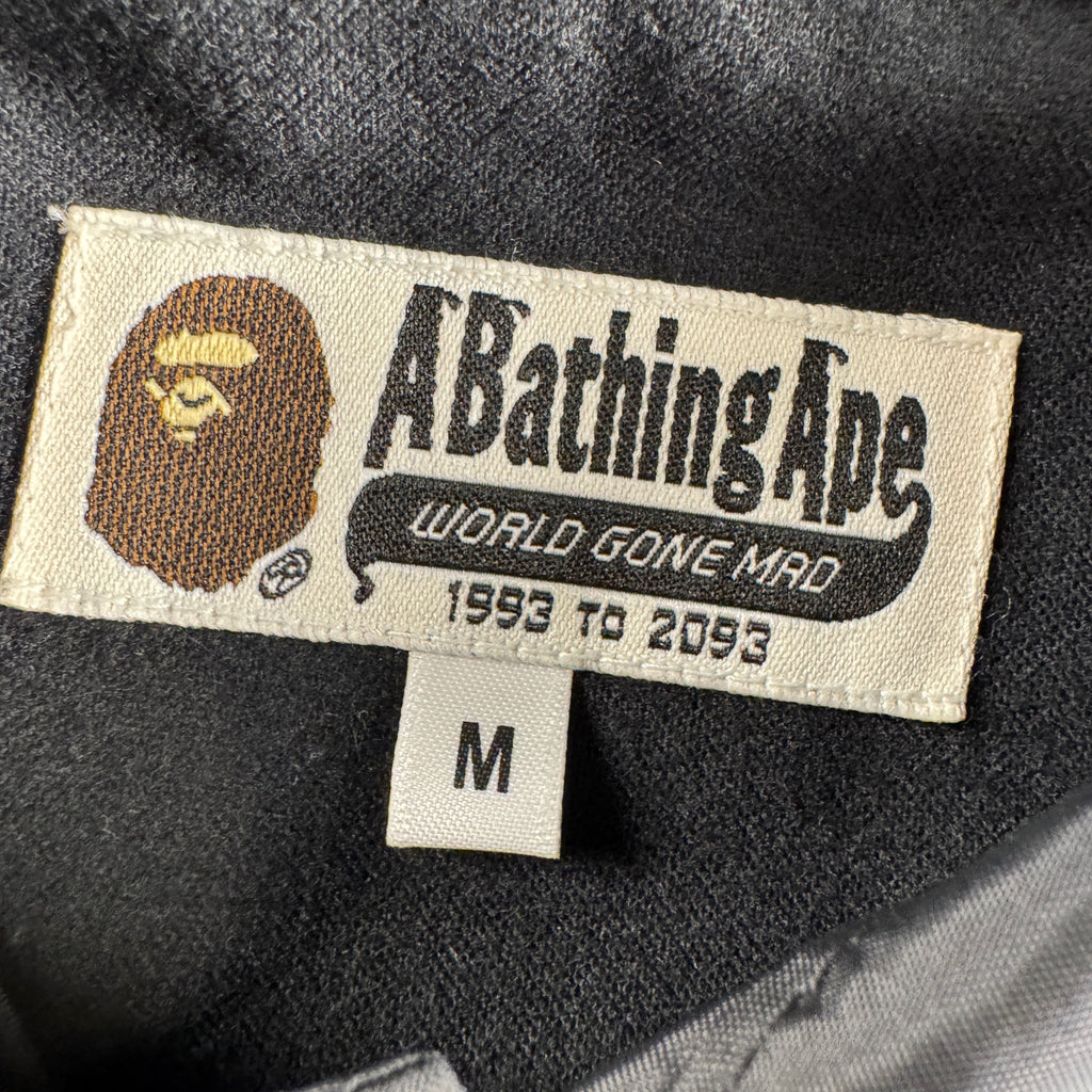 BAPE College Black Coach Jacket (M)