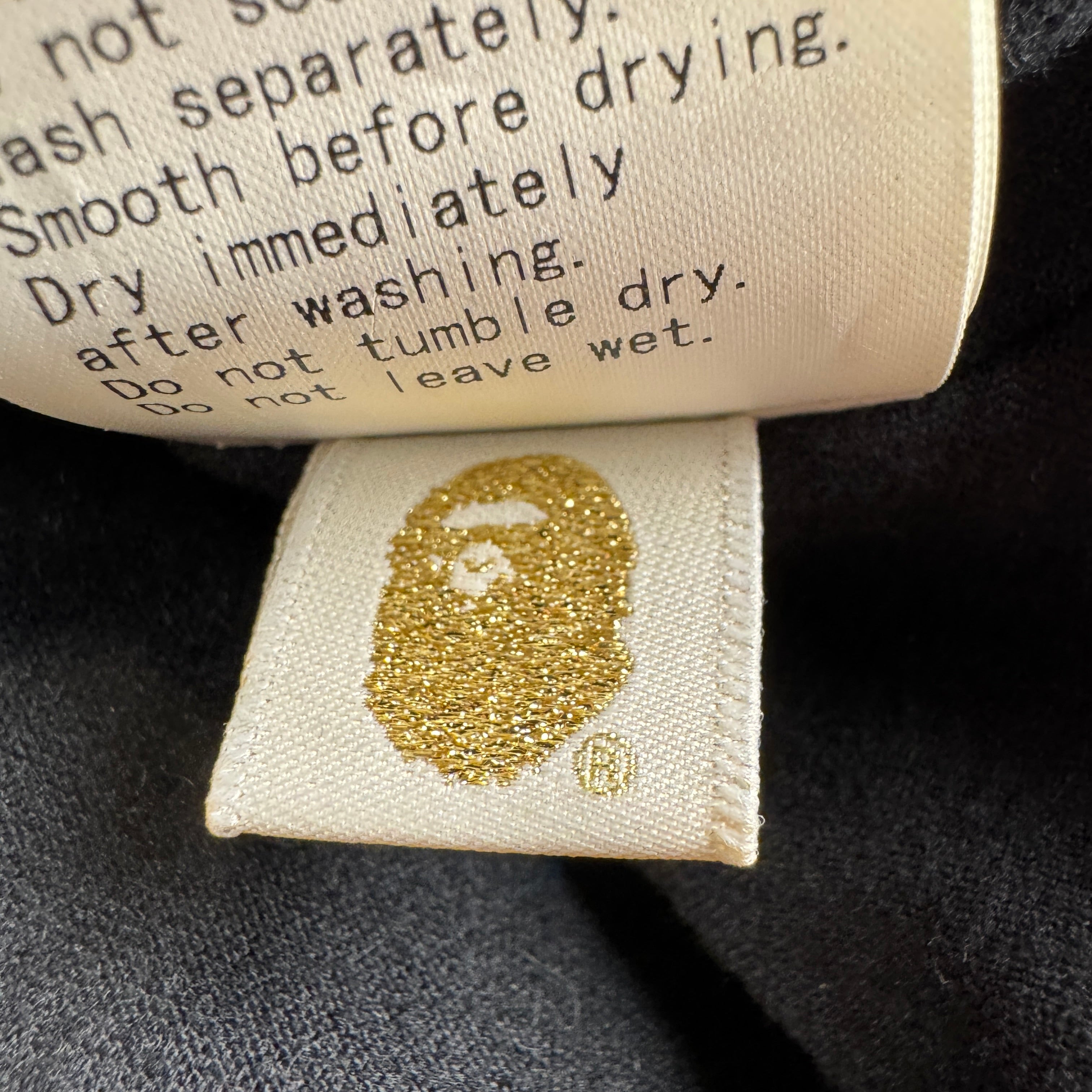 BAPE College Black Coach Jacket (M)