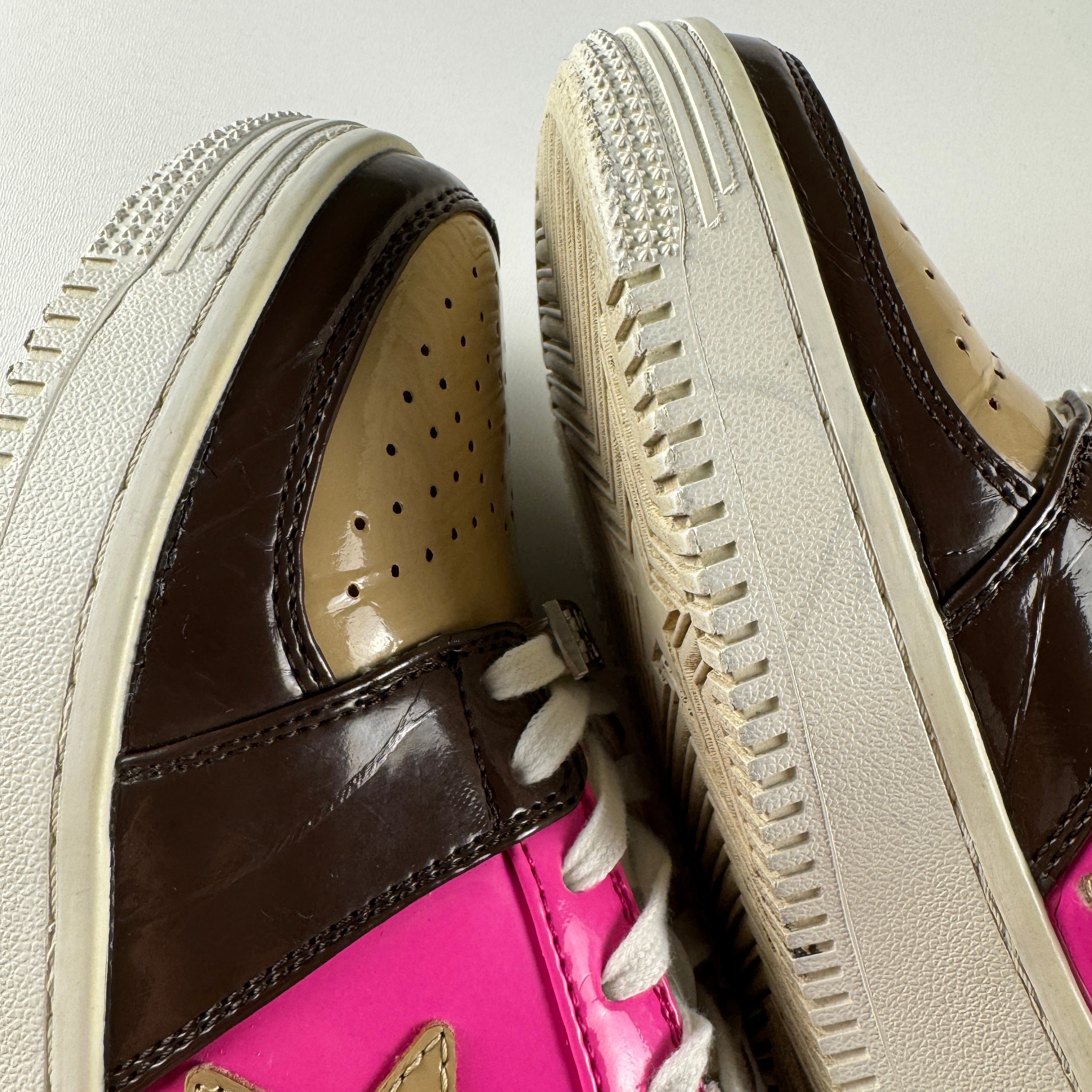 Bape Sta Low Brown Pink Beige (US8 / EU41) - 7/10