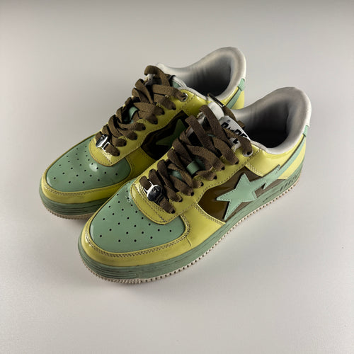 Bape Sta Patent Beige Green (US9 / EU42.5) - 7/10