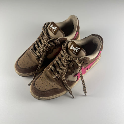 BAPE SK8 Sta 6 Brown Pink (US10 / EU44) - 9/10