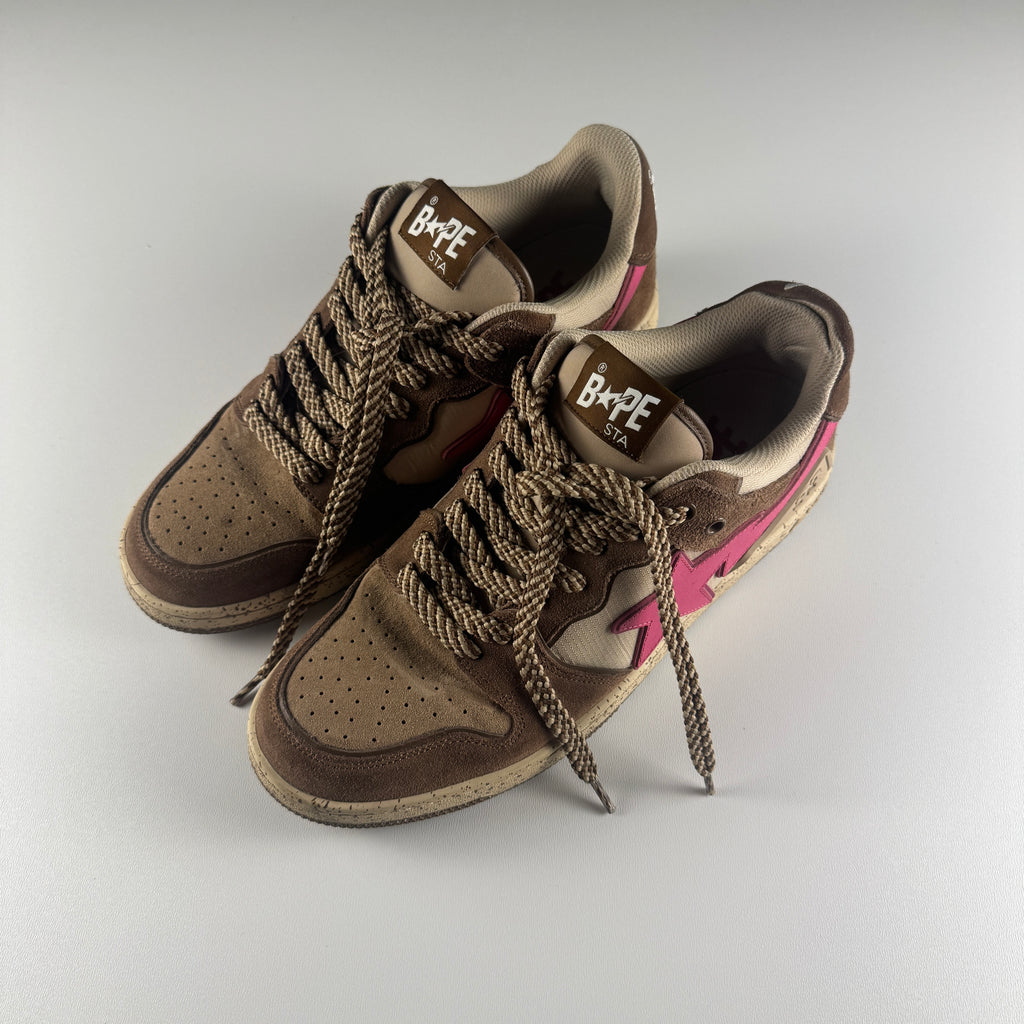BAPE SK8 Sta 6 Brown Pink (US10 / EU44) - 9/10