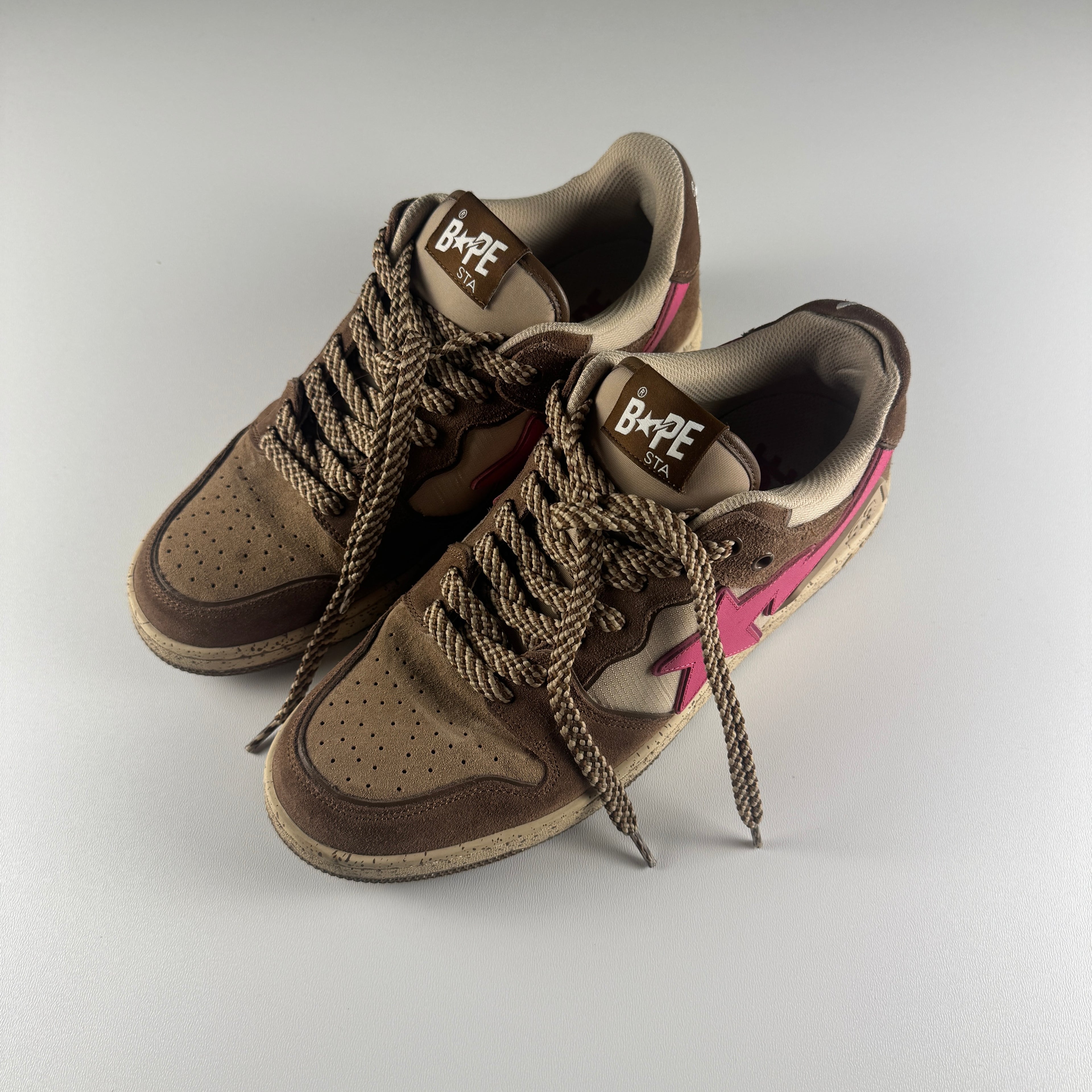 BAPE SK8 Sta 6 Brown Pink (US10 / EU44) - 9/10