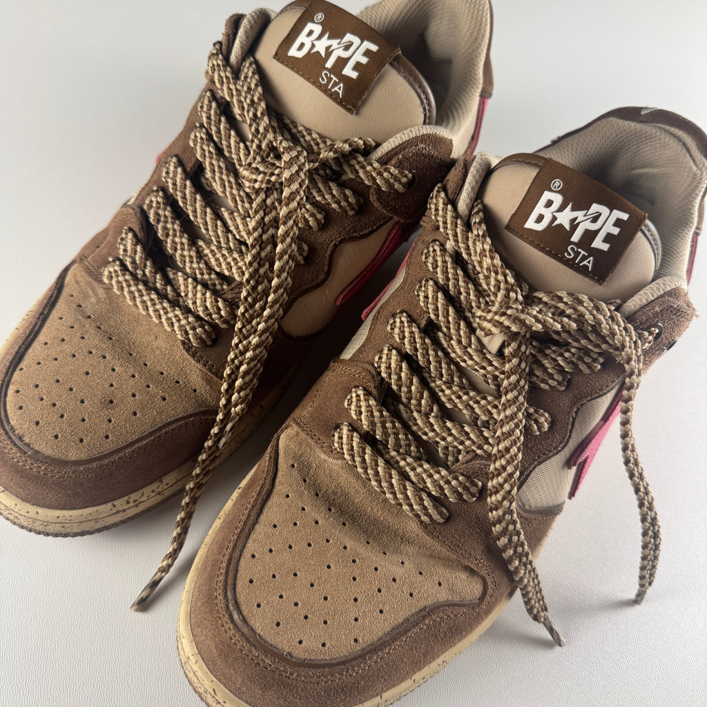 BAPE SK8 Sta 6 Brown Pink (US10 / EU44) - 9/10