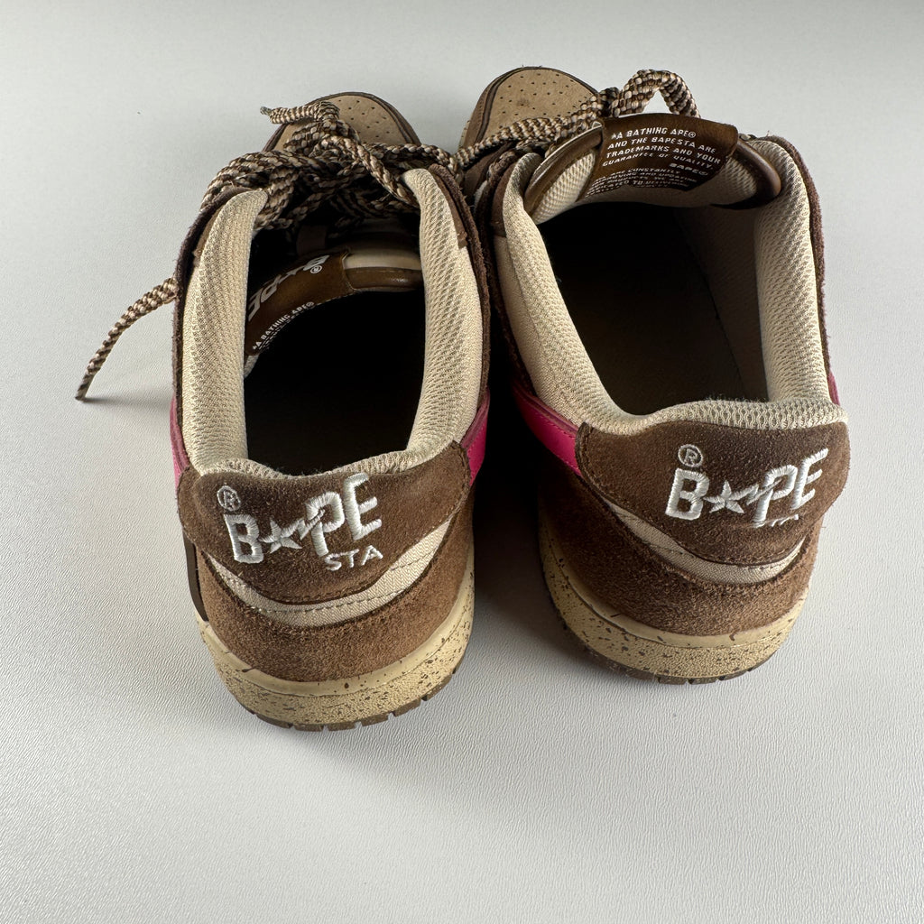 BAPE SK8 Sta 6 Brown Pink (US10 / EU44) - 9/10