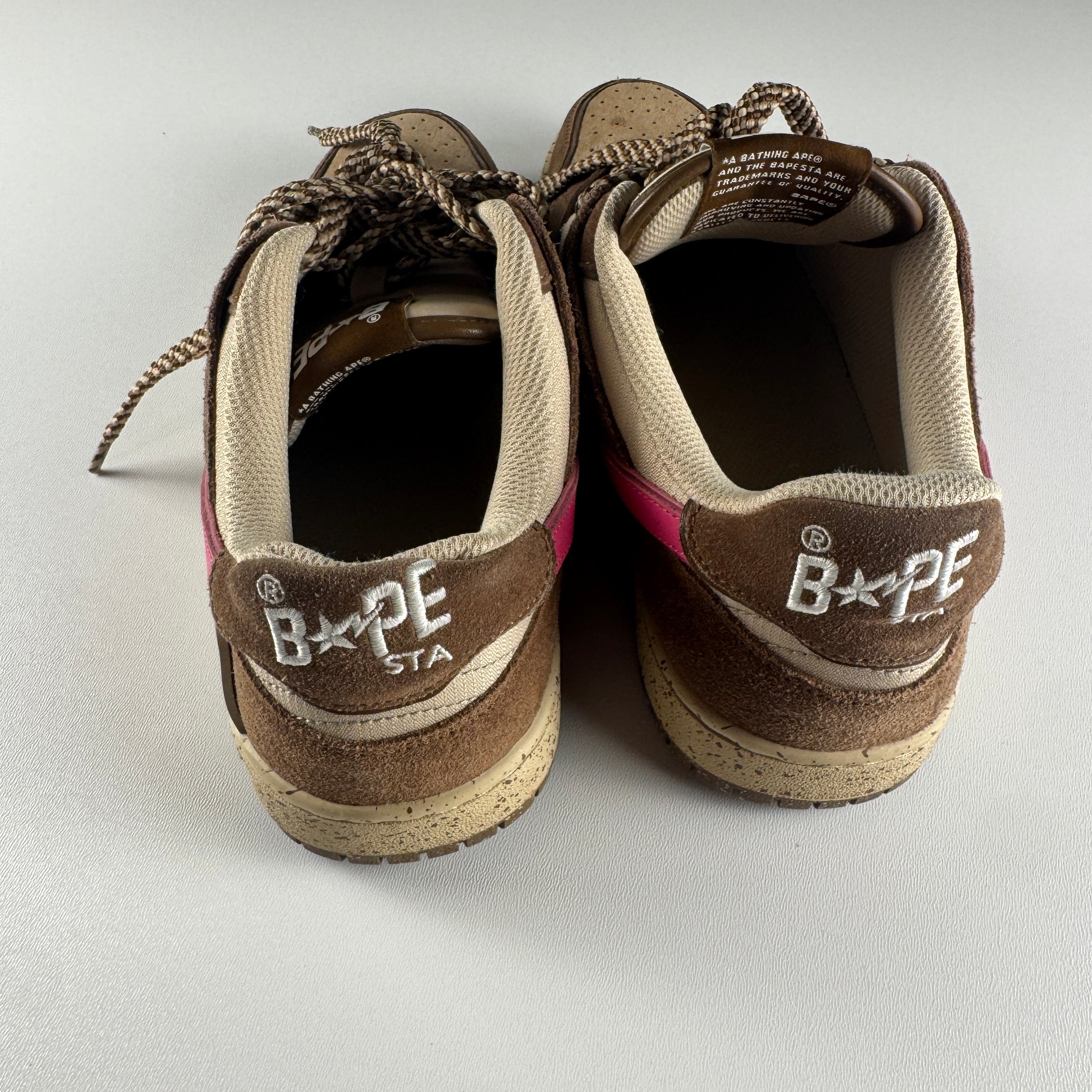 BAPE SK8 Sta 6 Brown Pink (US10 / EU44) - 9/10