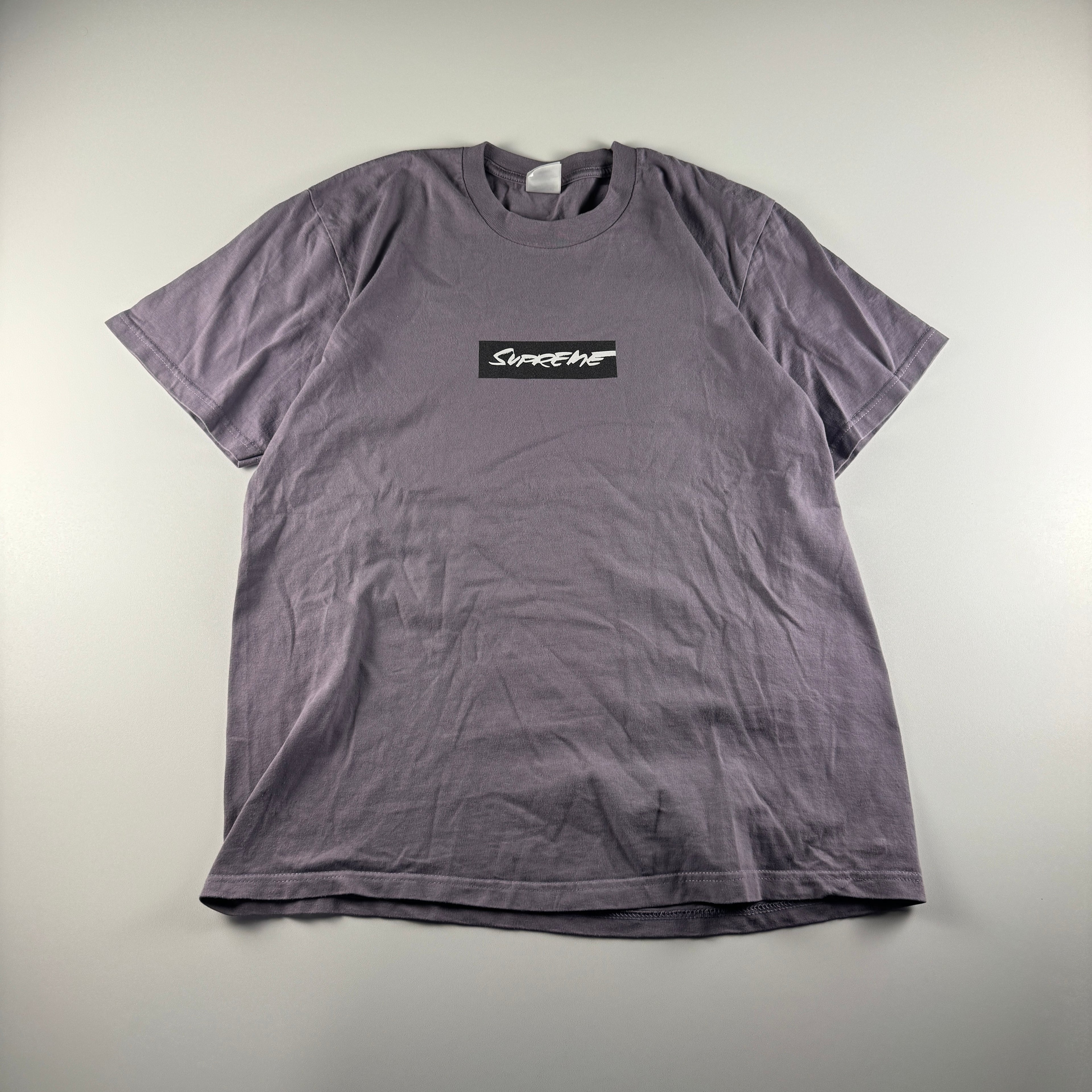 Supreme x Futura Box Logo Purple Tee (M)