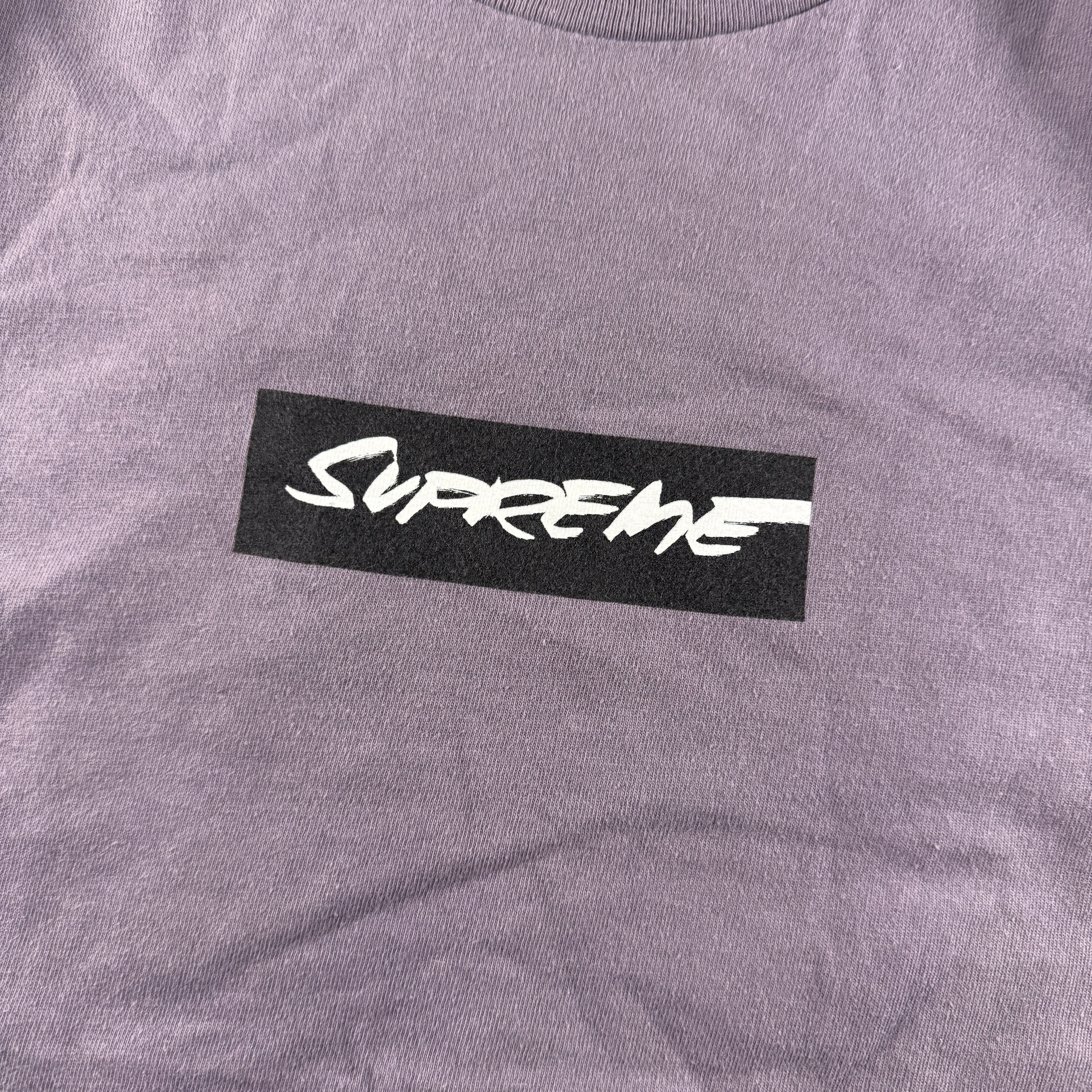 Supreme x Futura Box Logo Purple Tee (M)