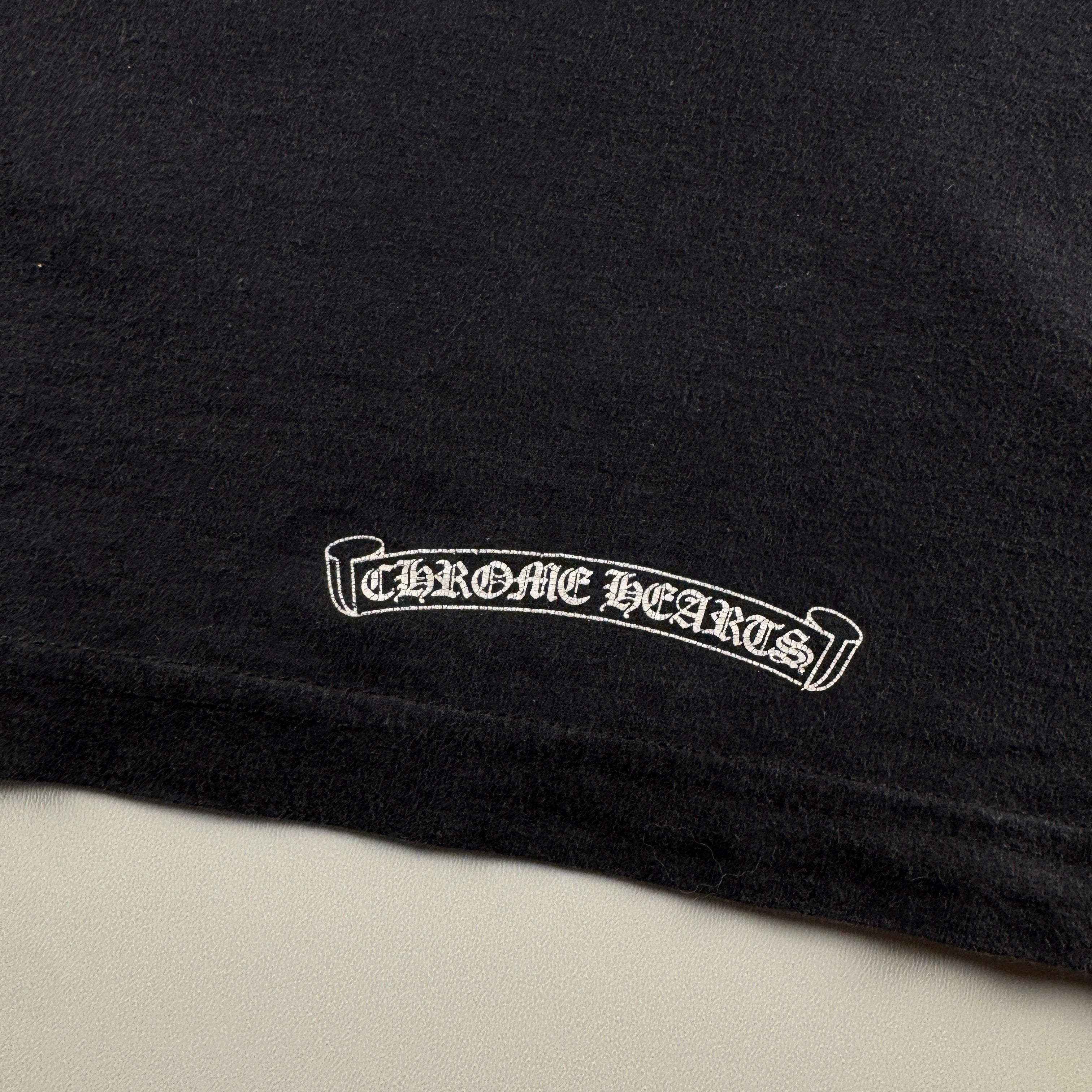 Chrome Hearts Round Plus Shield Logo Black Long Sleeve (L)