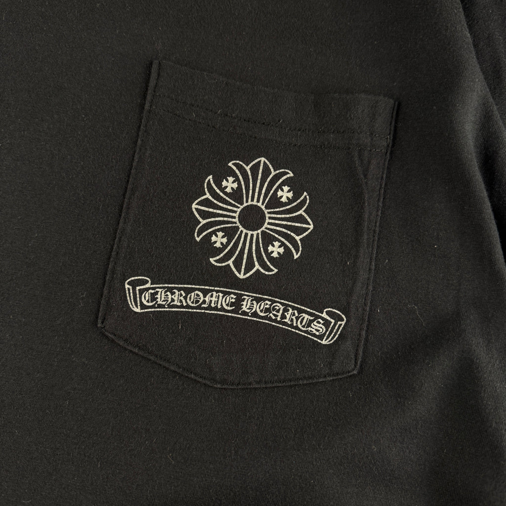 Chrome Hearts Framed Cross Black Long Sleeve (M)