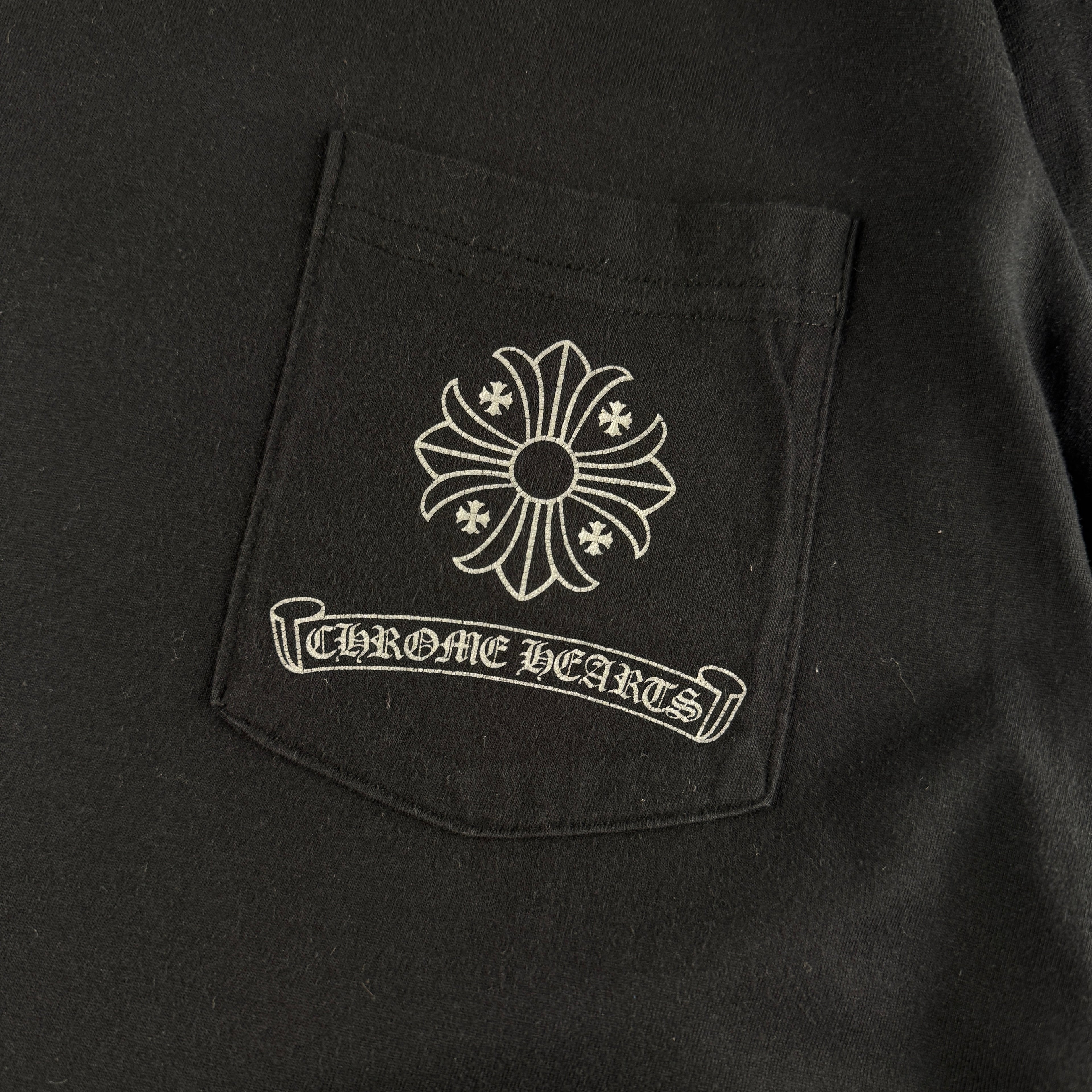 Chrome Hearts Framed Cross Black Long Sleeve (M)