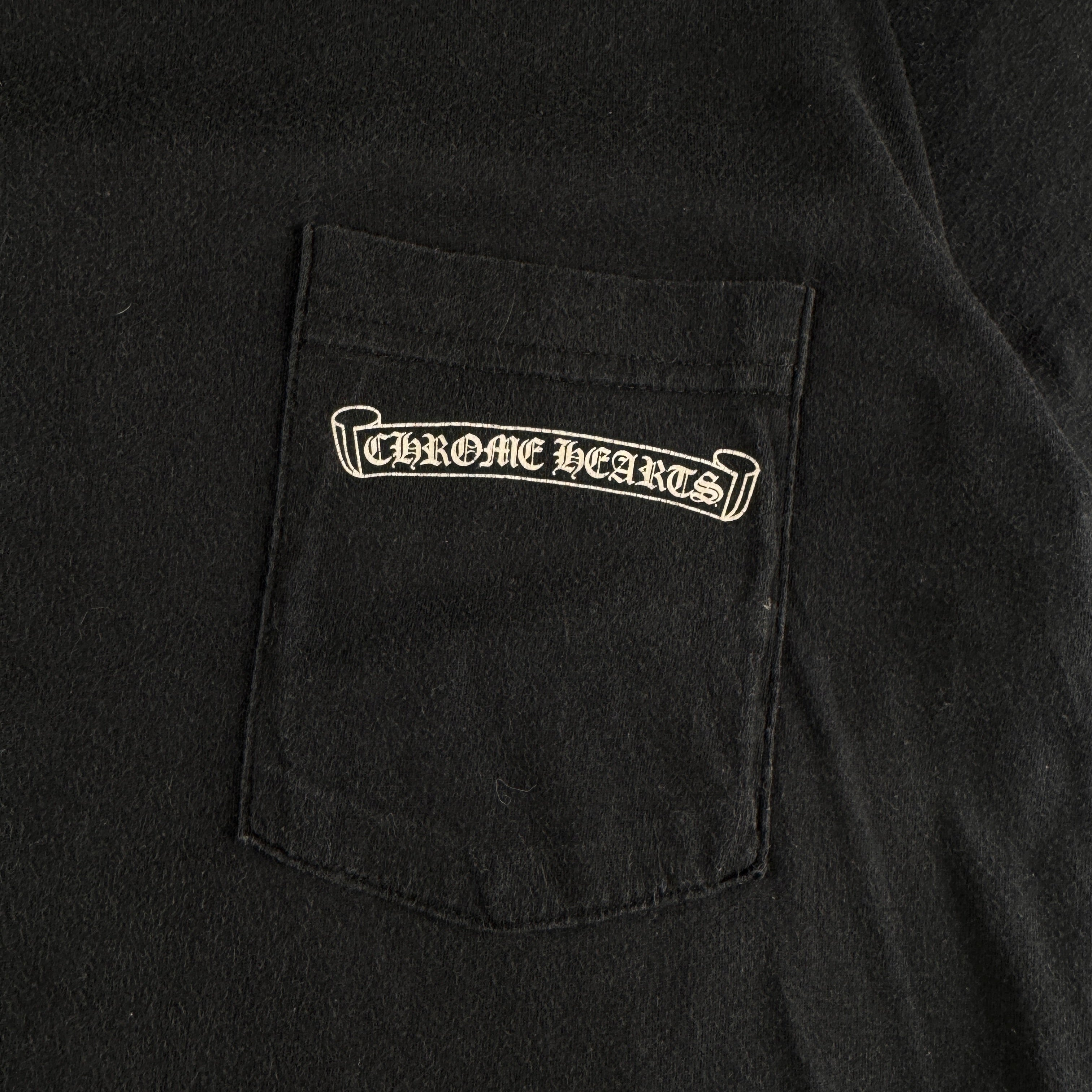 Chrome Hearts Black Vine Scroll Print Black Tee (M)
