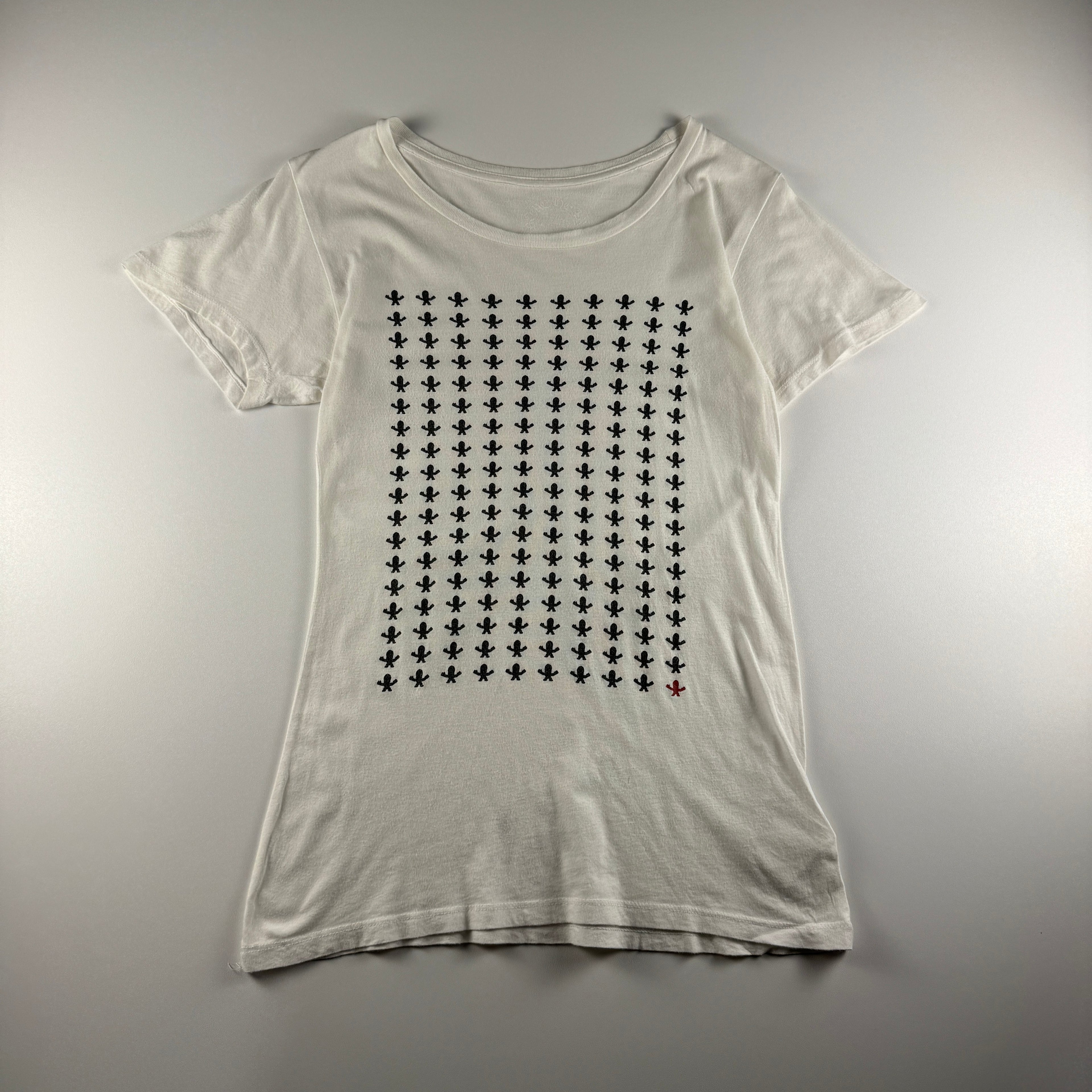 Chrome Hearts Foti Stickman Monogram White Tee (M)