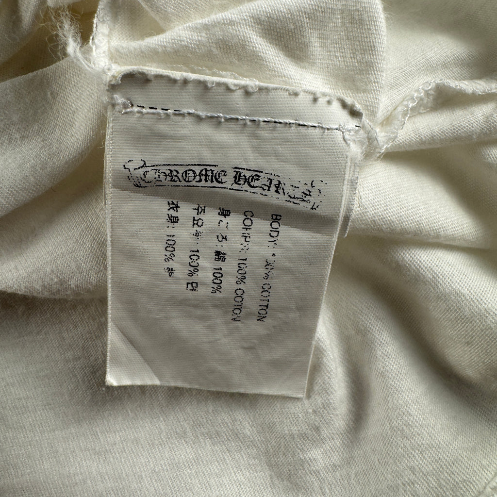 Chrome Hearts Foti Stickman Monogram White Tee (M)