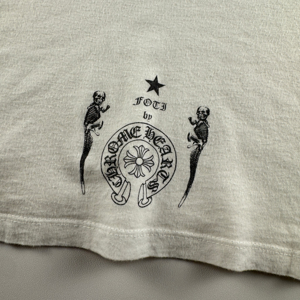 Chrome Hearts Foti Stickman Monogram White Tee (M)