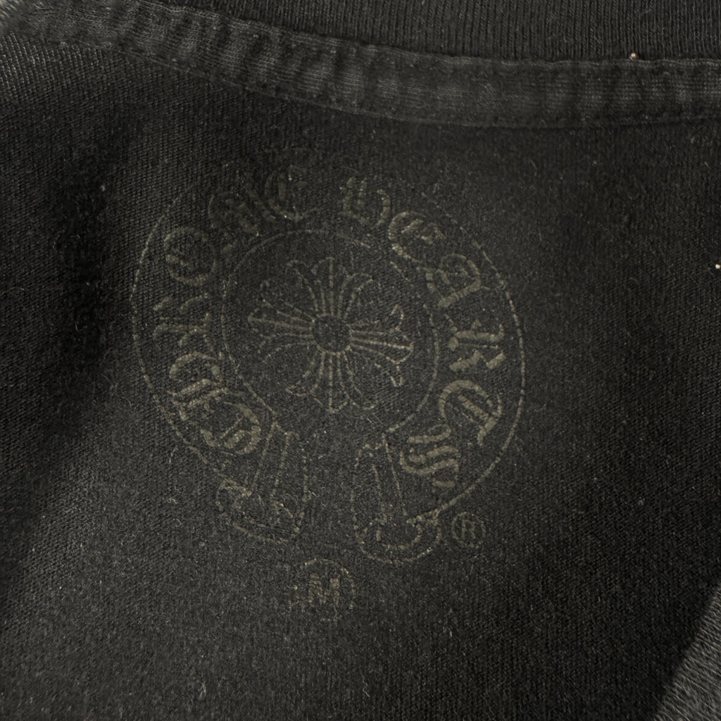 Chrome Hearts Black Vine Scroll Print Black Tee (M)