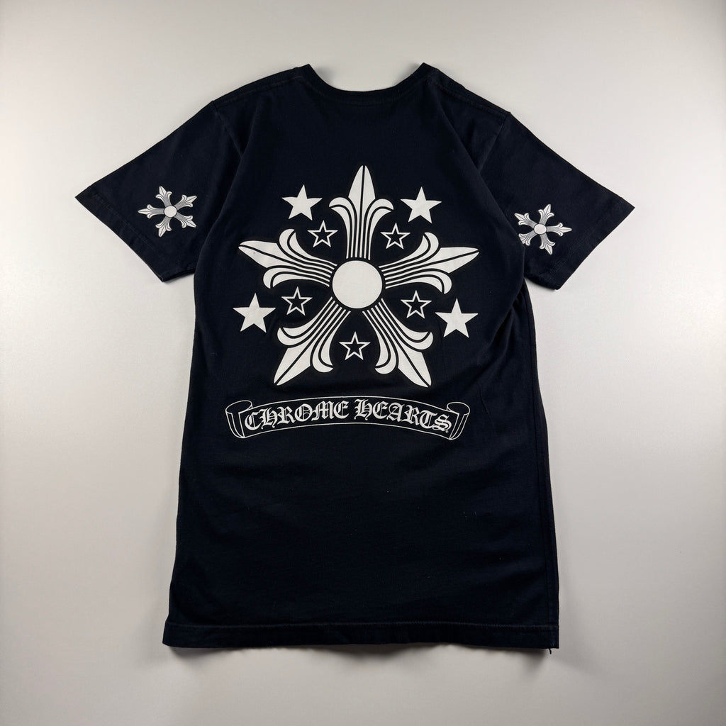 Chrome Hearts 5 Pointed Star Black Tee (S)