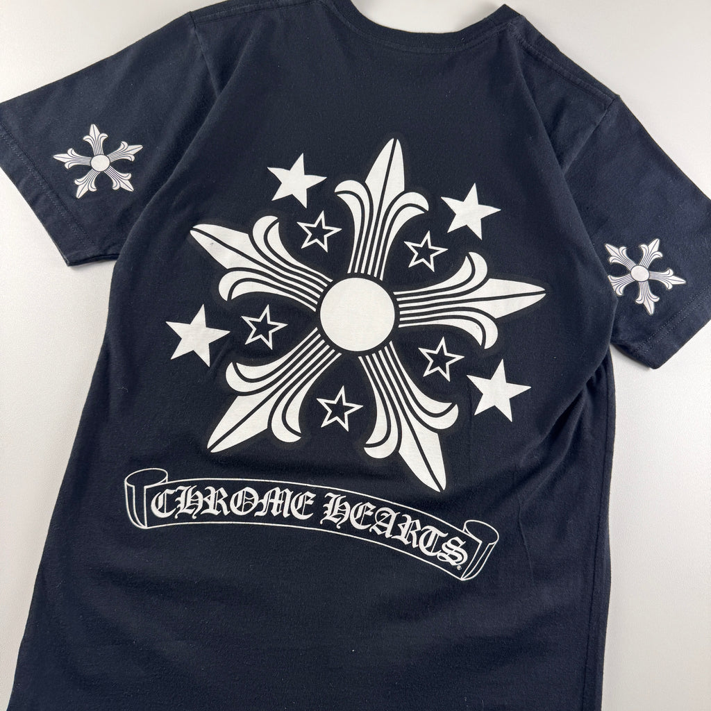Chrome Hearts 5 Pointed Star Black Tee (S)