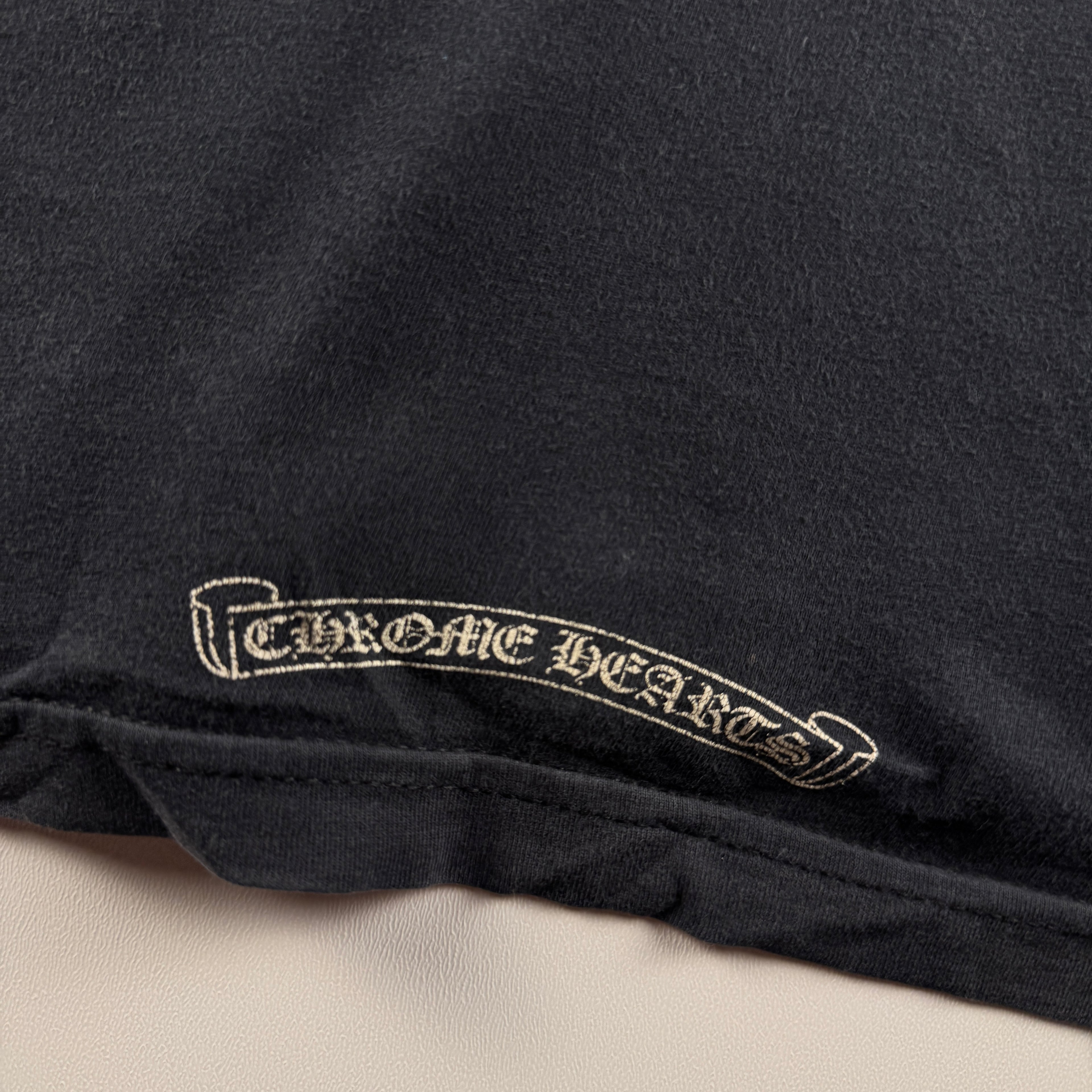 Chrome Hearts Ninja Star Sunfaded Black Tee (S)
