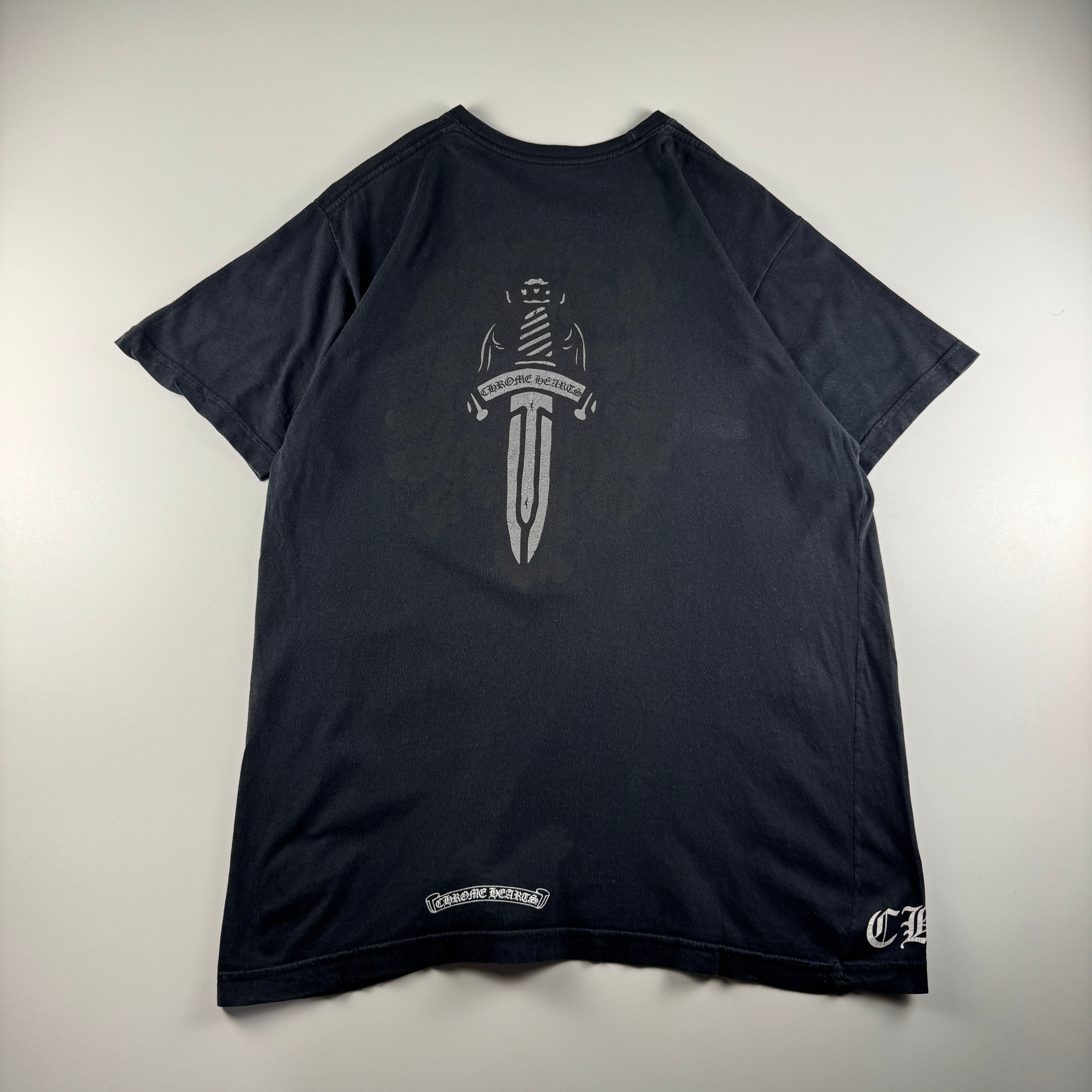 Chrome Hearts Dagger Vine Black Tee (L)