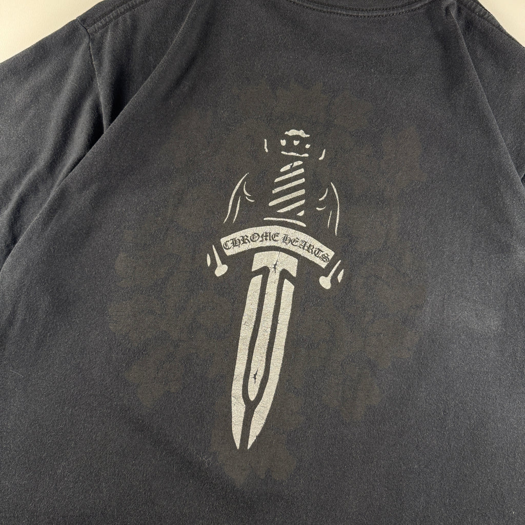 Chrome Hearts Dagger Vine Black Tee (L)