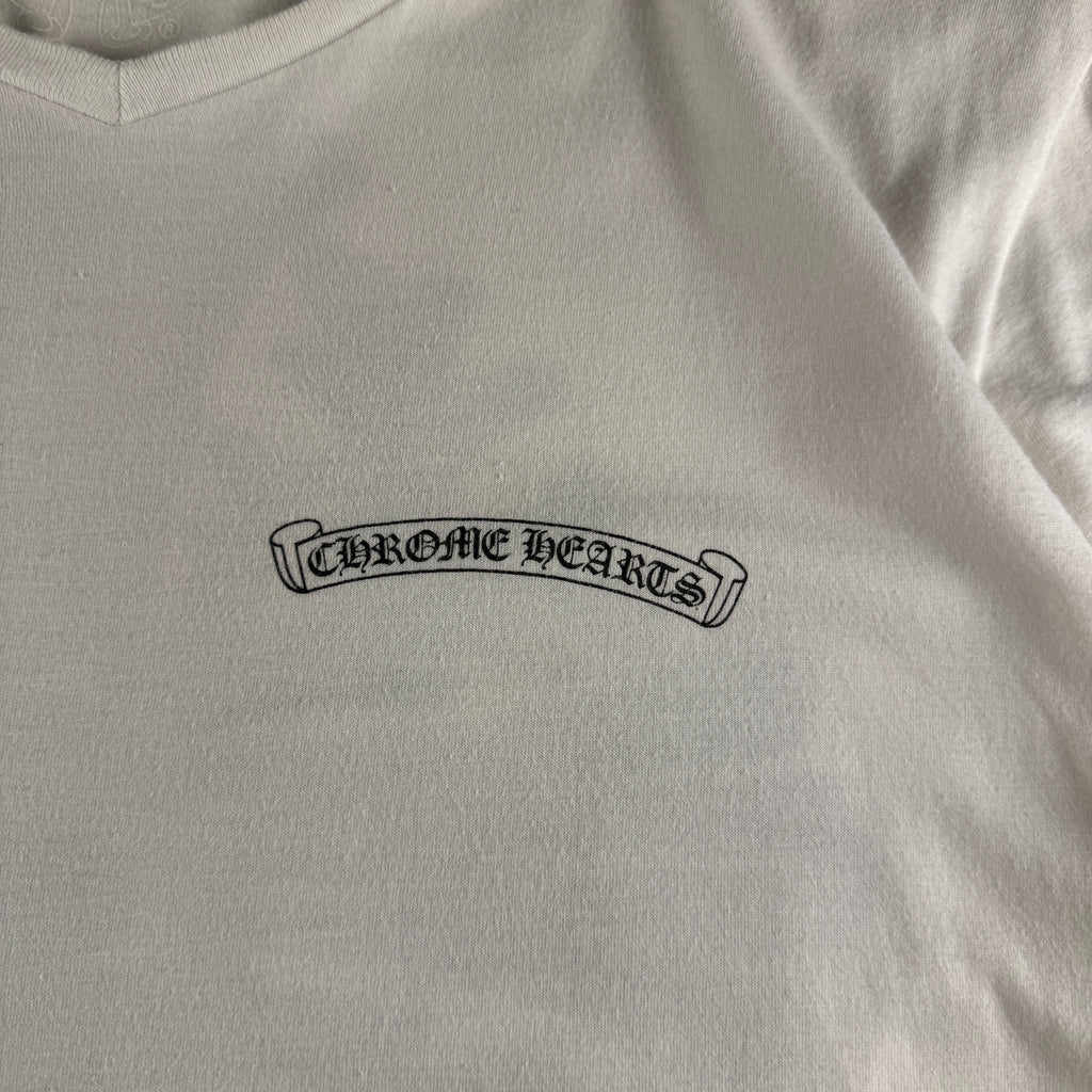 Chrome Hearts Floral Cross White Tee (L)