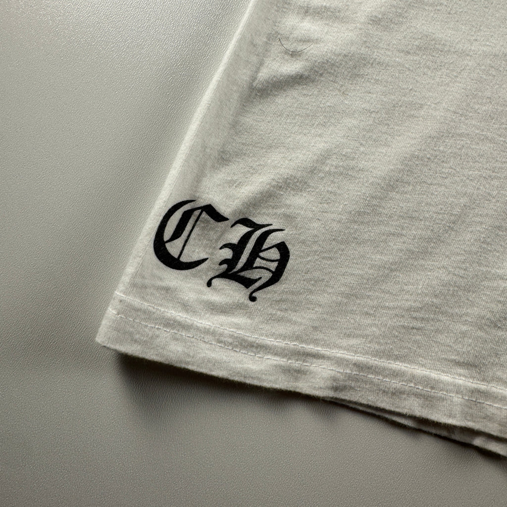 Chrome Hearts Floral Cross White Tee (L)