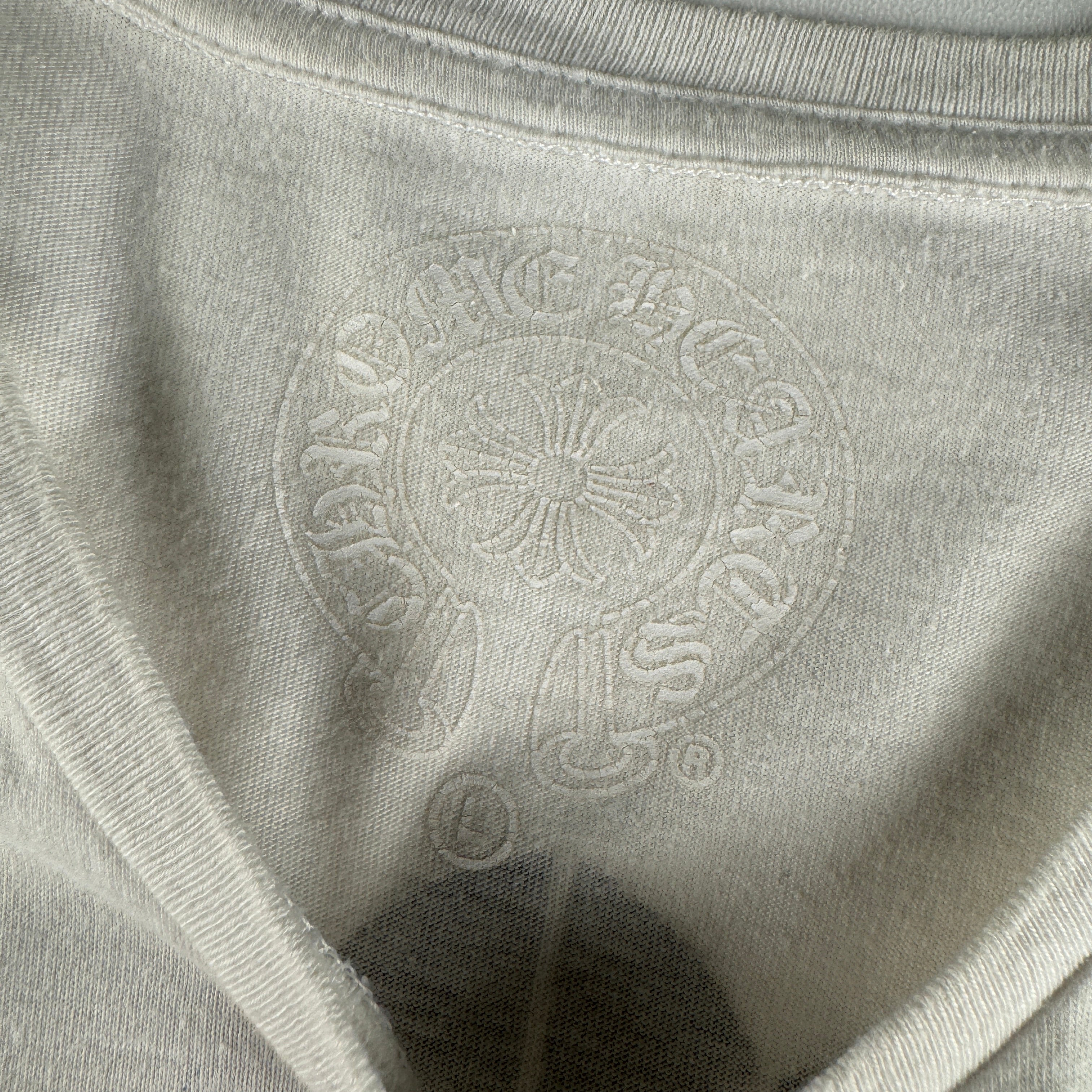 Chrome Hearts Floral Cross White Tee (L)