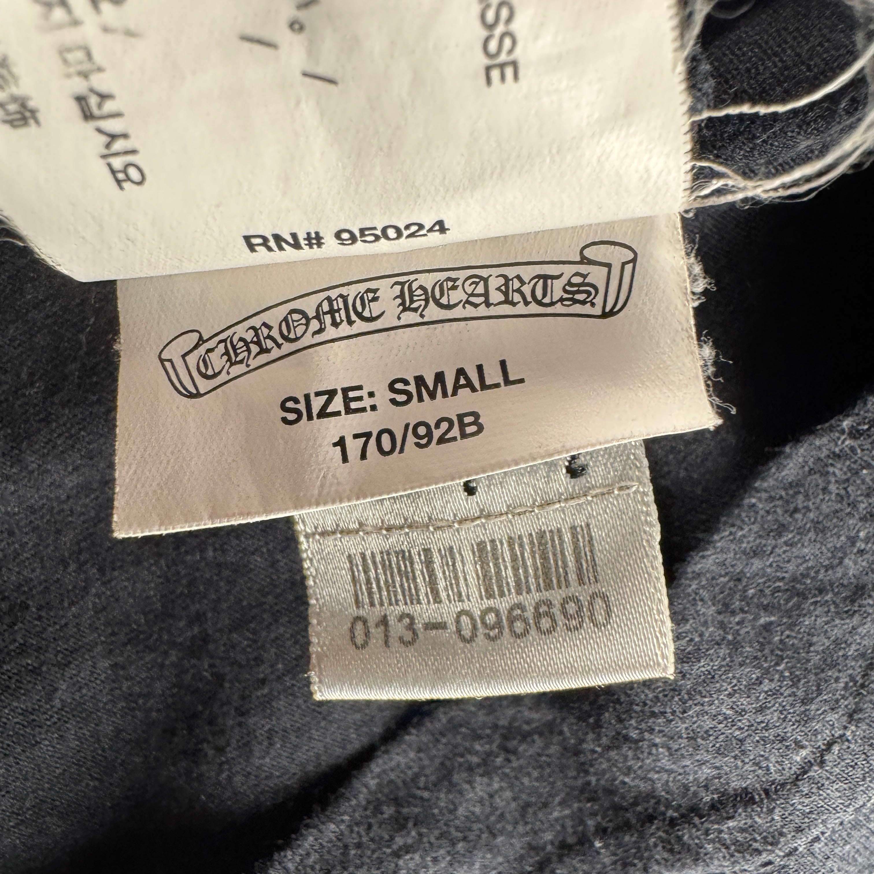 Chrome Hearts Limited Edition Hong Kong Black Tee (S)