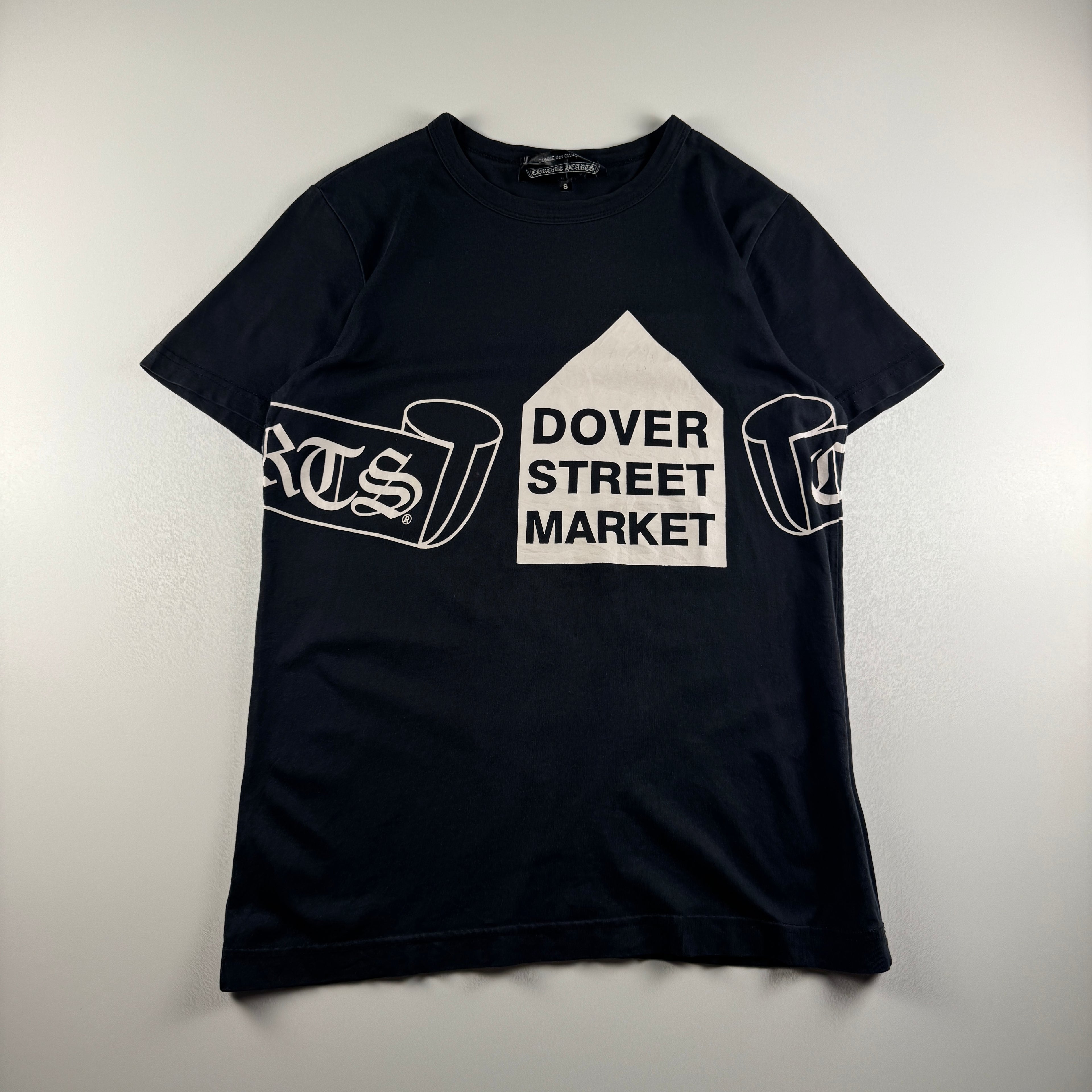 Chrome Hearts x CDG x Dover Street Market Black Tee (S)