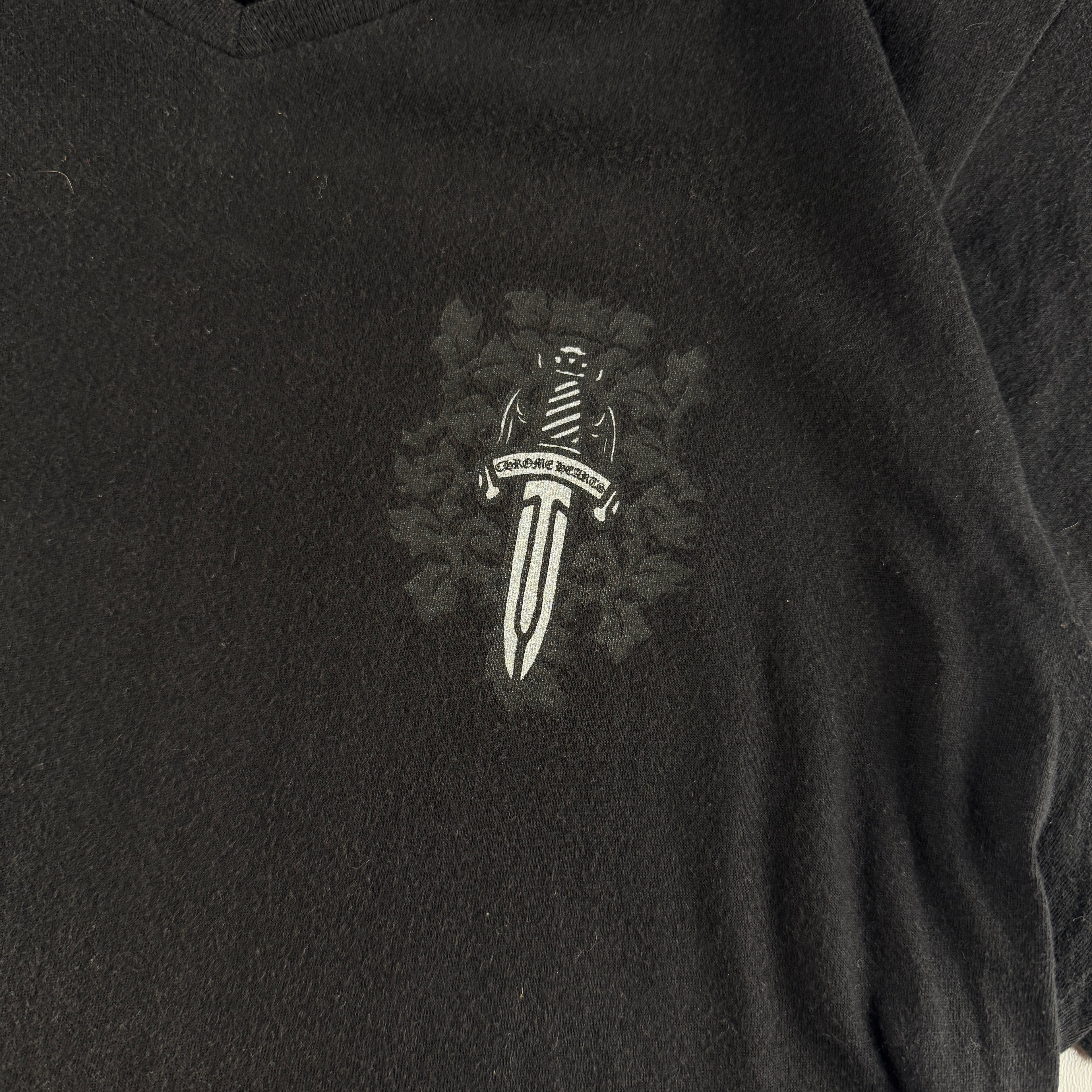 Chrome Hearts Dagger Vine Black Tee (M)