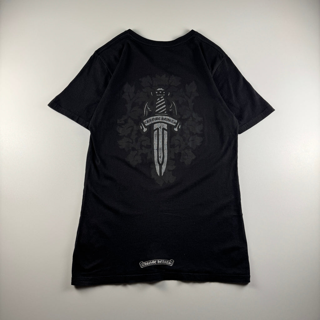 Chrome Hearts Dagger Vine Black Tee (M)