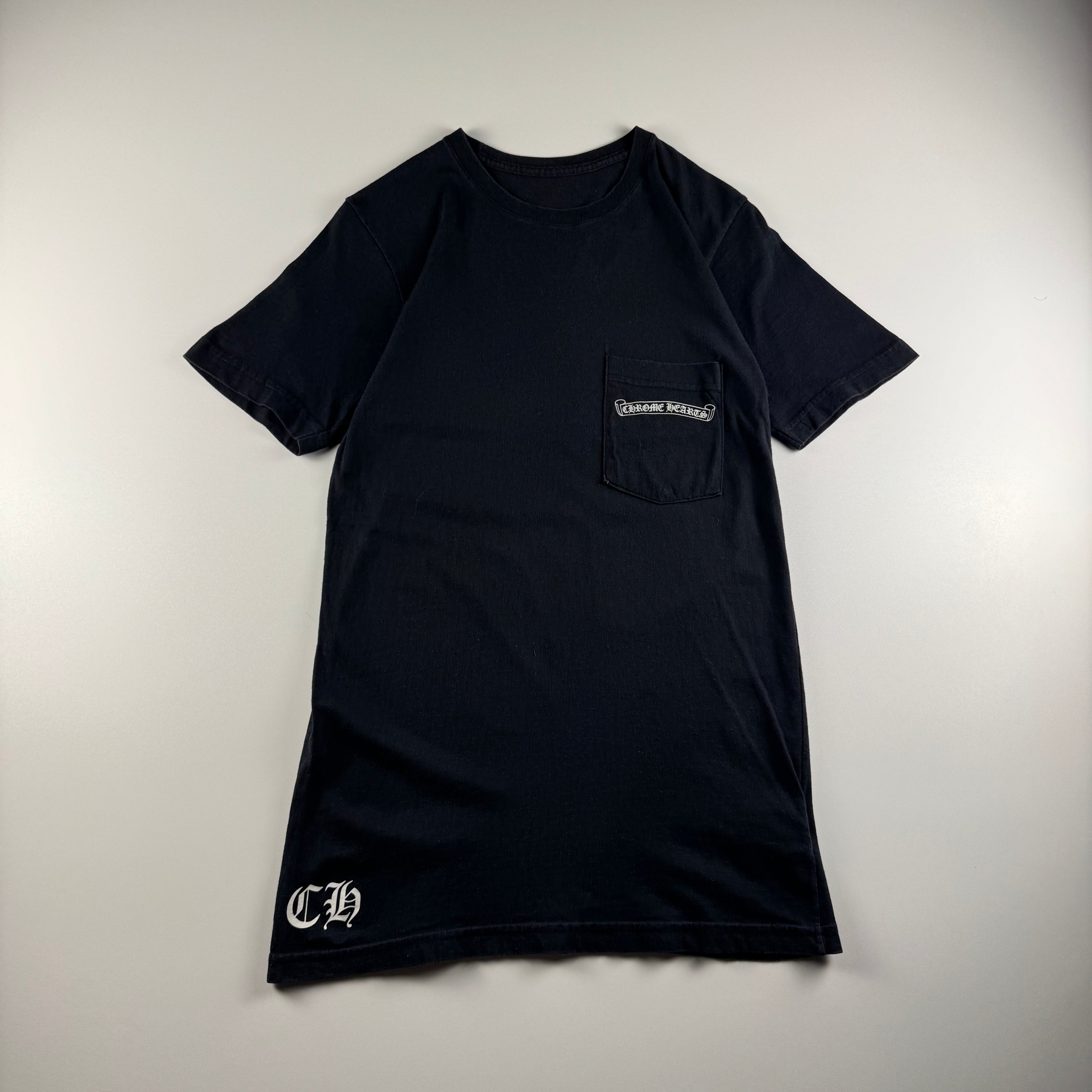 Chrome Hearts Black Vine Scroll Print Black Tee (S)