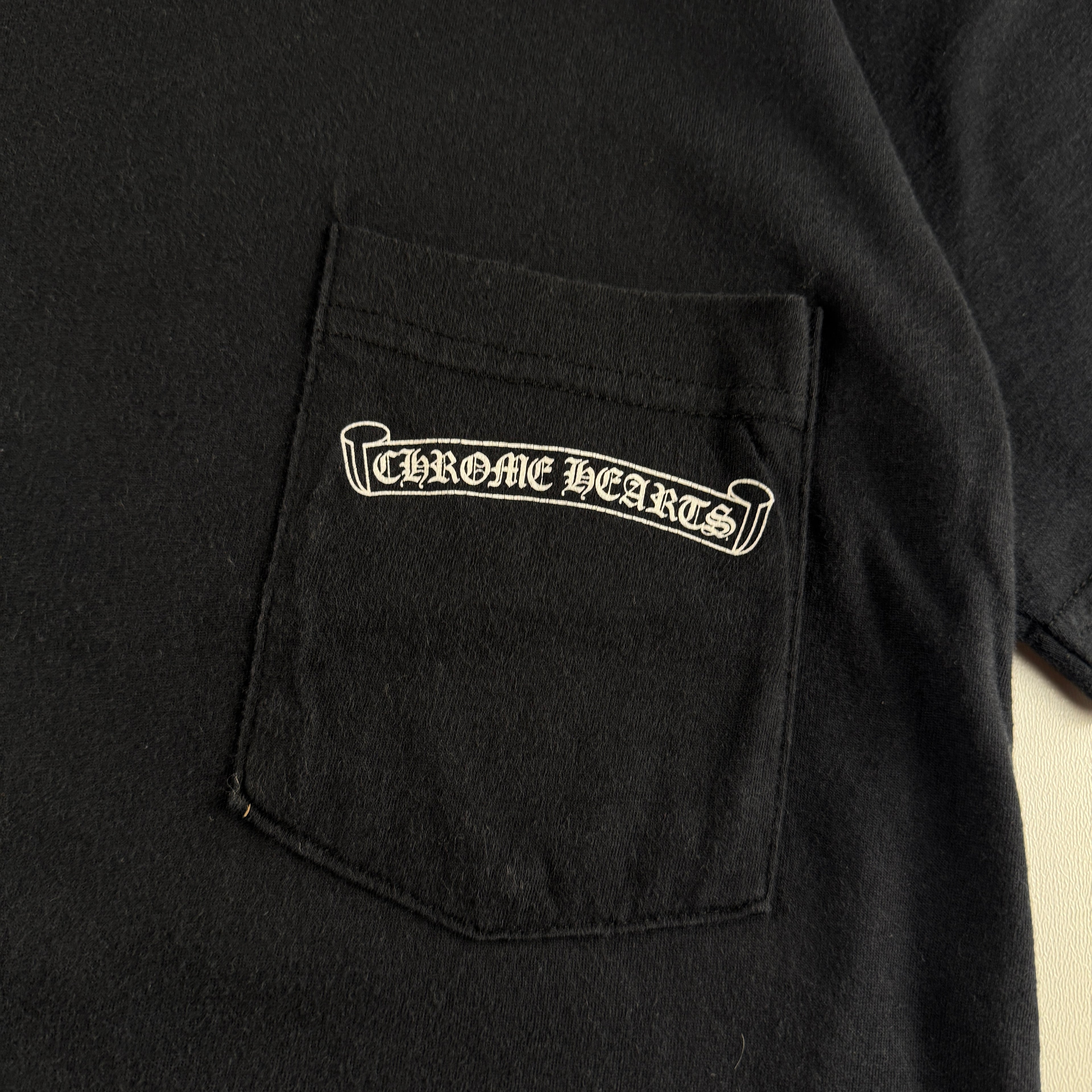 Chrome Hearts Black Vine Scroll Print Black Tee (S)