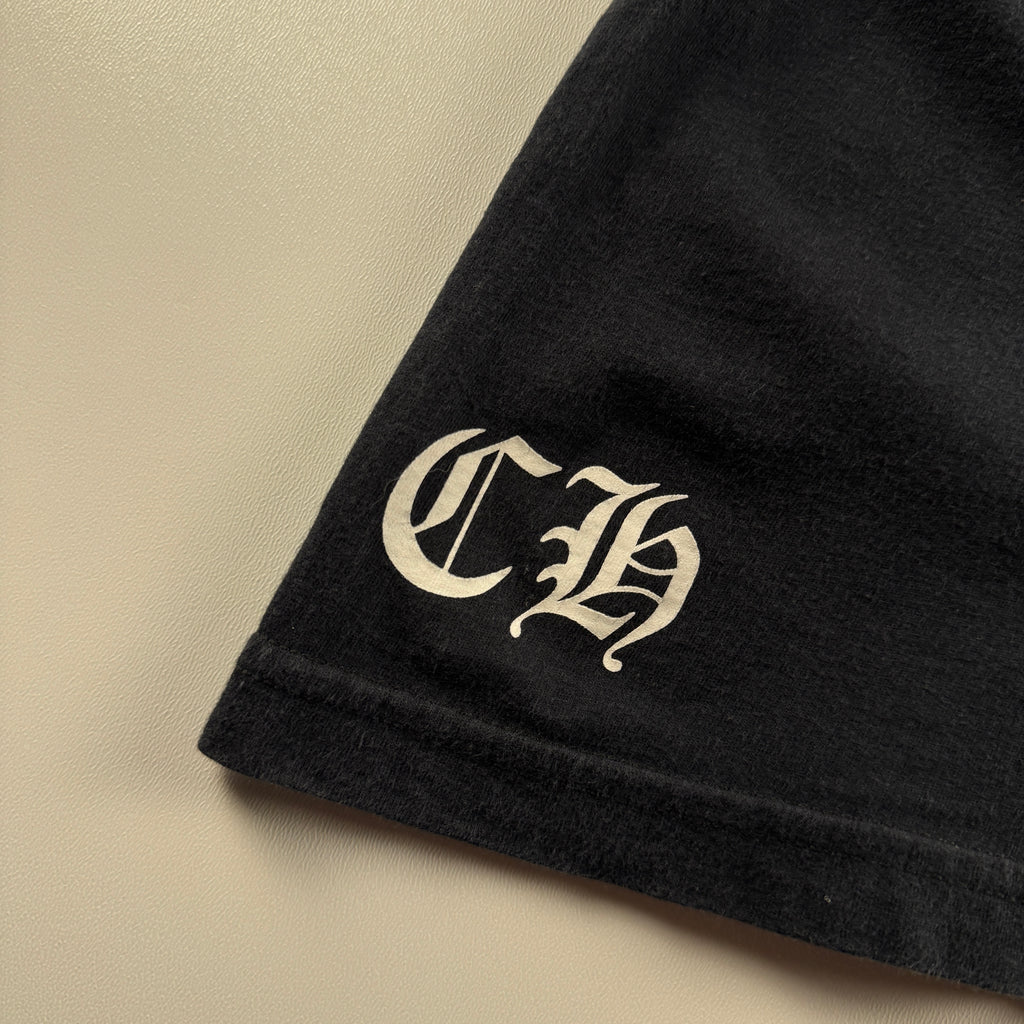 Chrome Hearts Black Vine Scroll Print Black Tee (S)