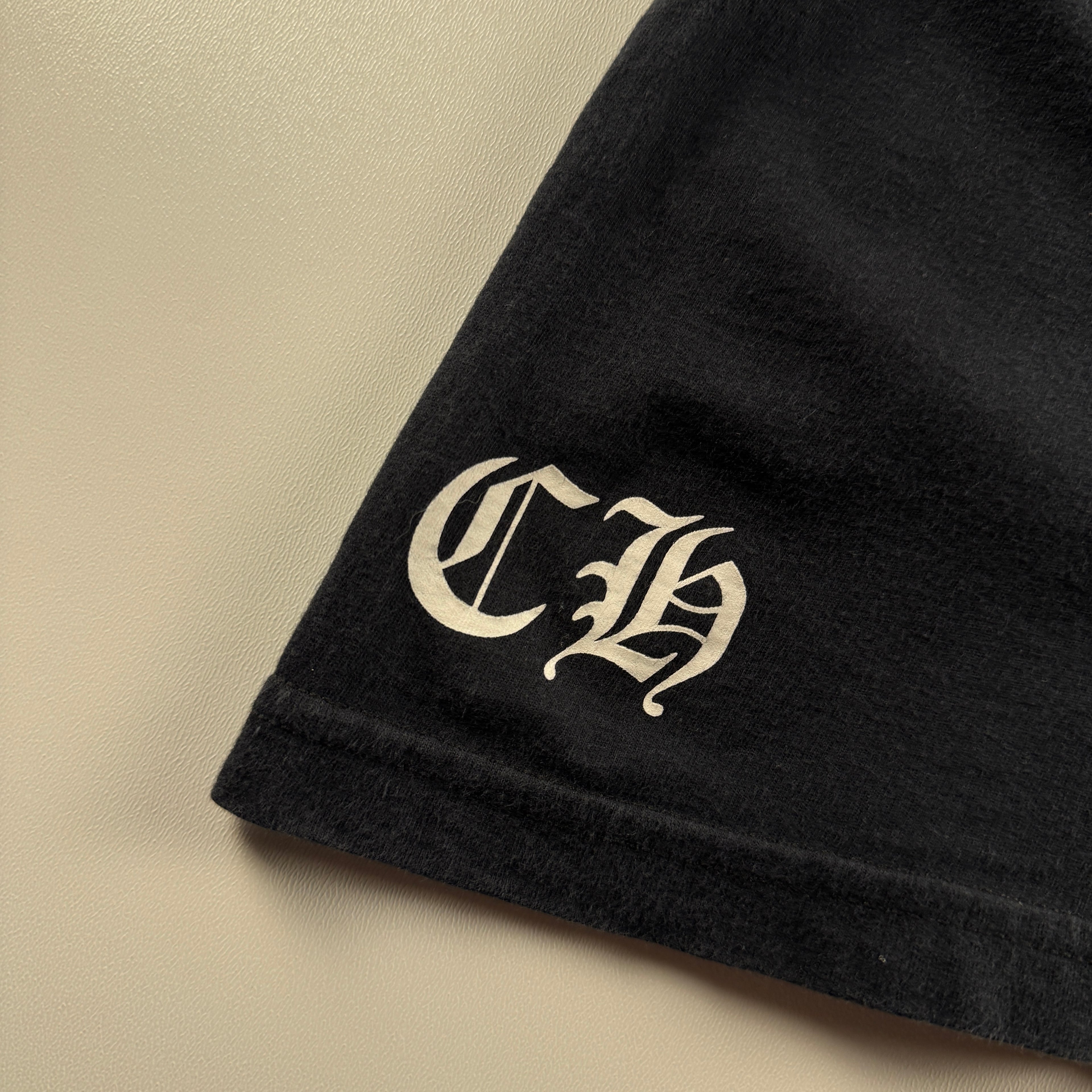 Chrome Hearts Black Vine Scroll Print Black Tee (S)