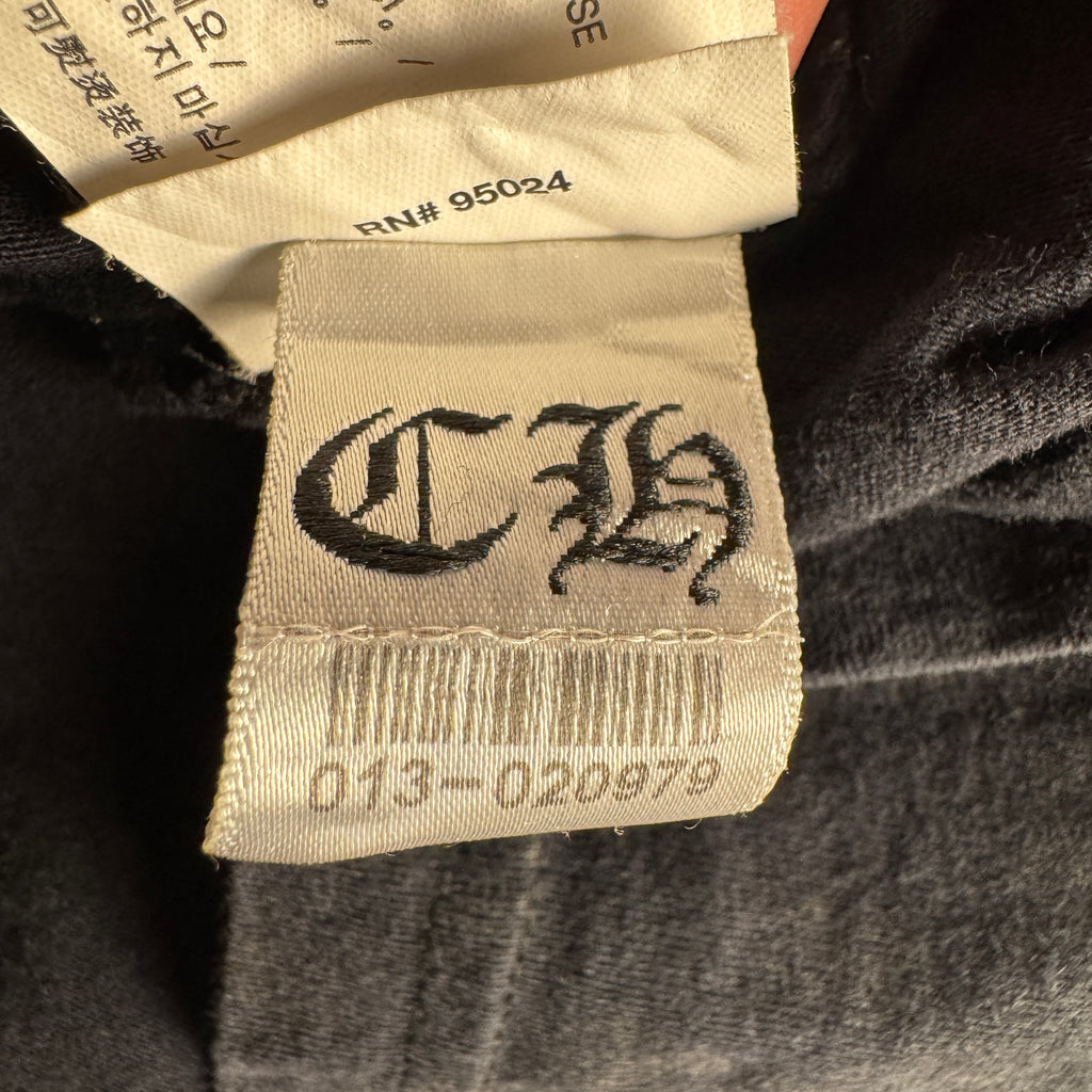 Chrome Hearts Black Vine Scroll Print Black Tee (S)