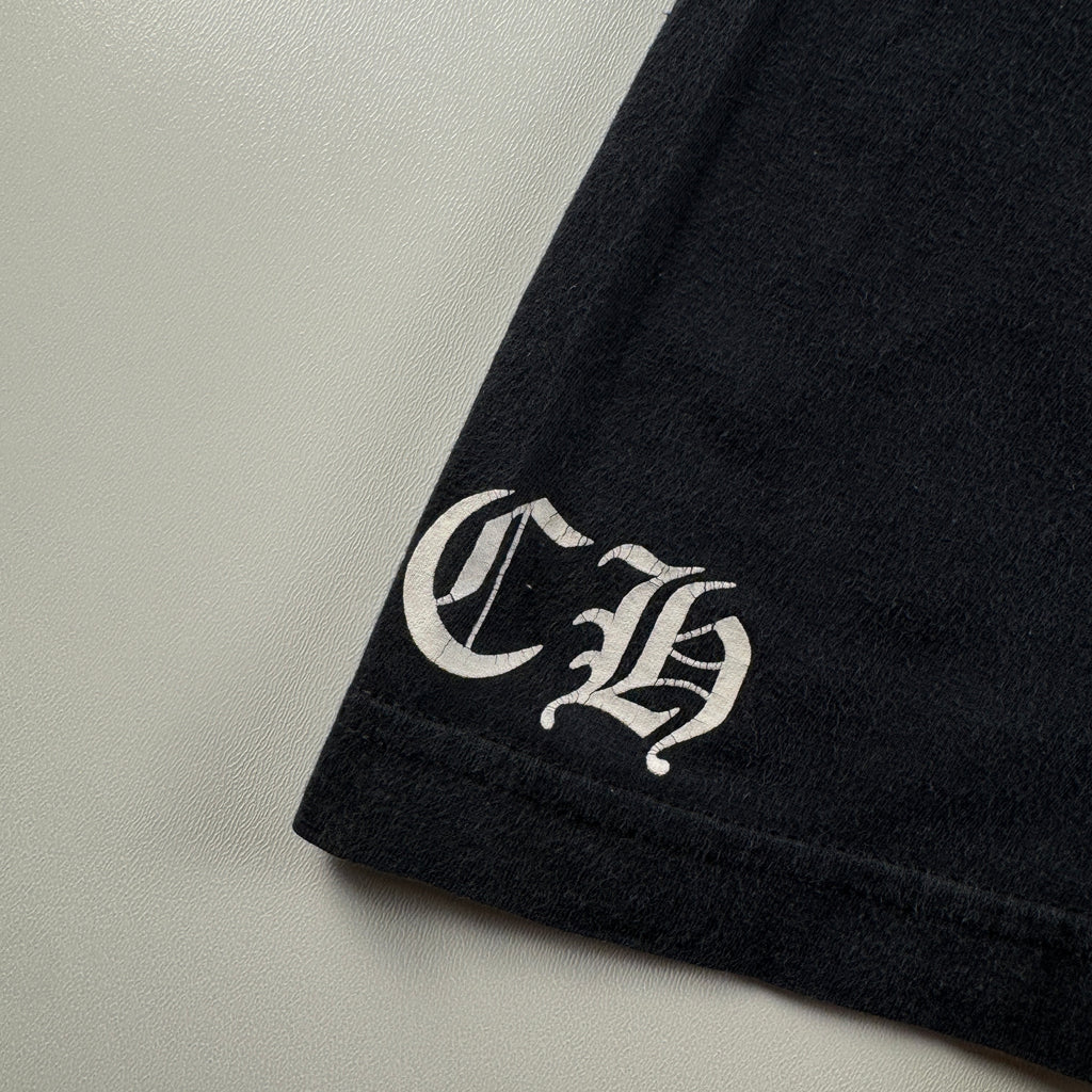 Chrome Hearts Plus Cross Logo Black Tee (S)