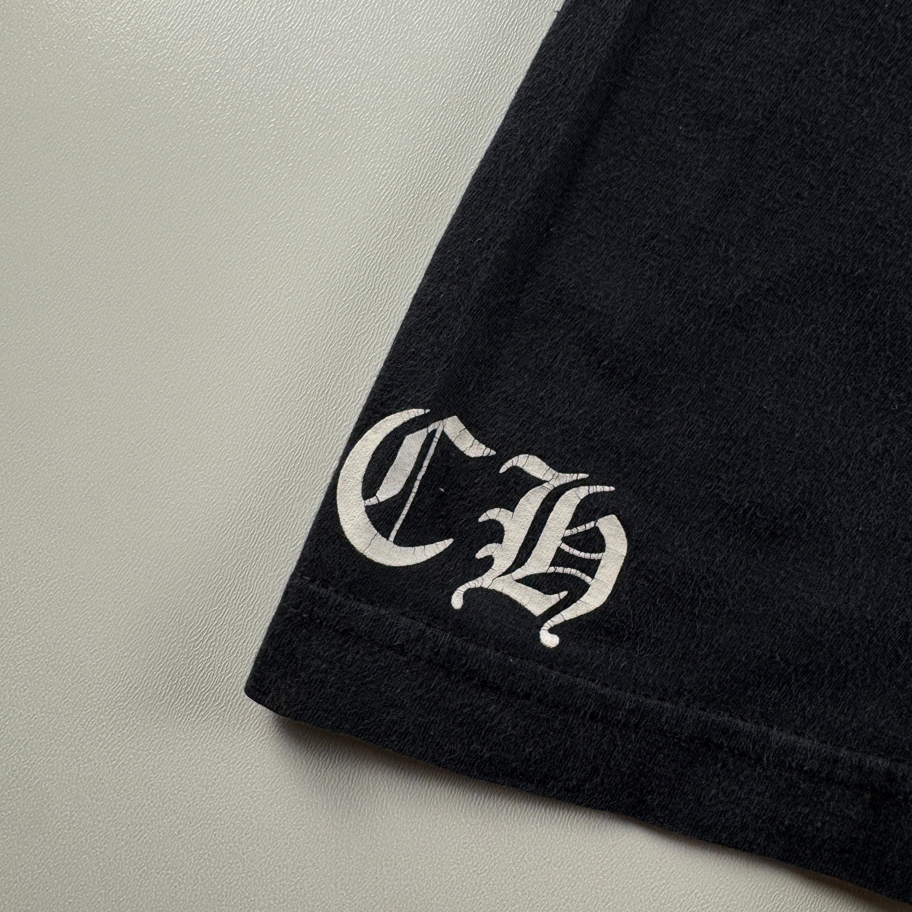 Chrome Hearts Plus Cross Logo Black Tee (S)