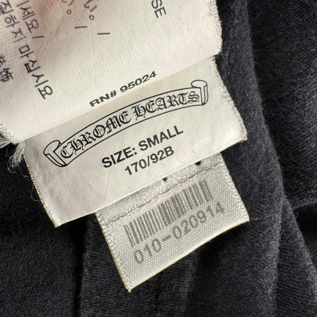 Chrome Hearts Plus Cross Logo Black Tee (S)