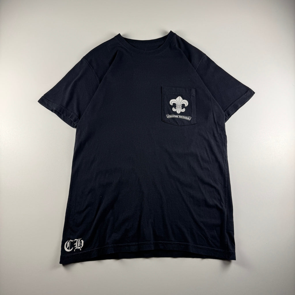 Chrome Hearts Triple Fleur Black Tee (M)