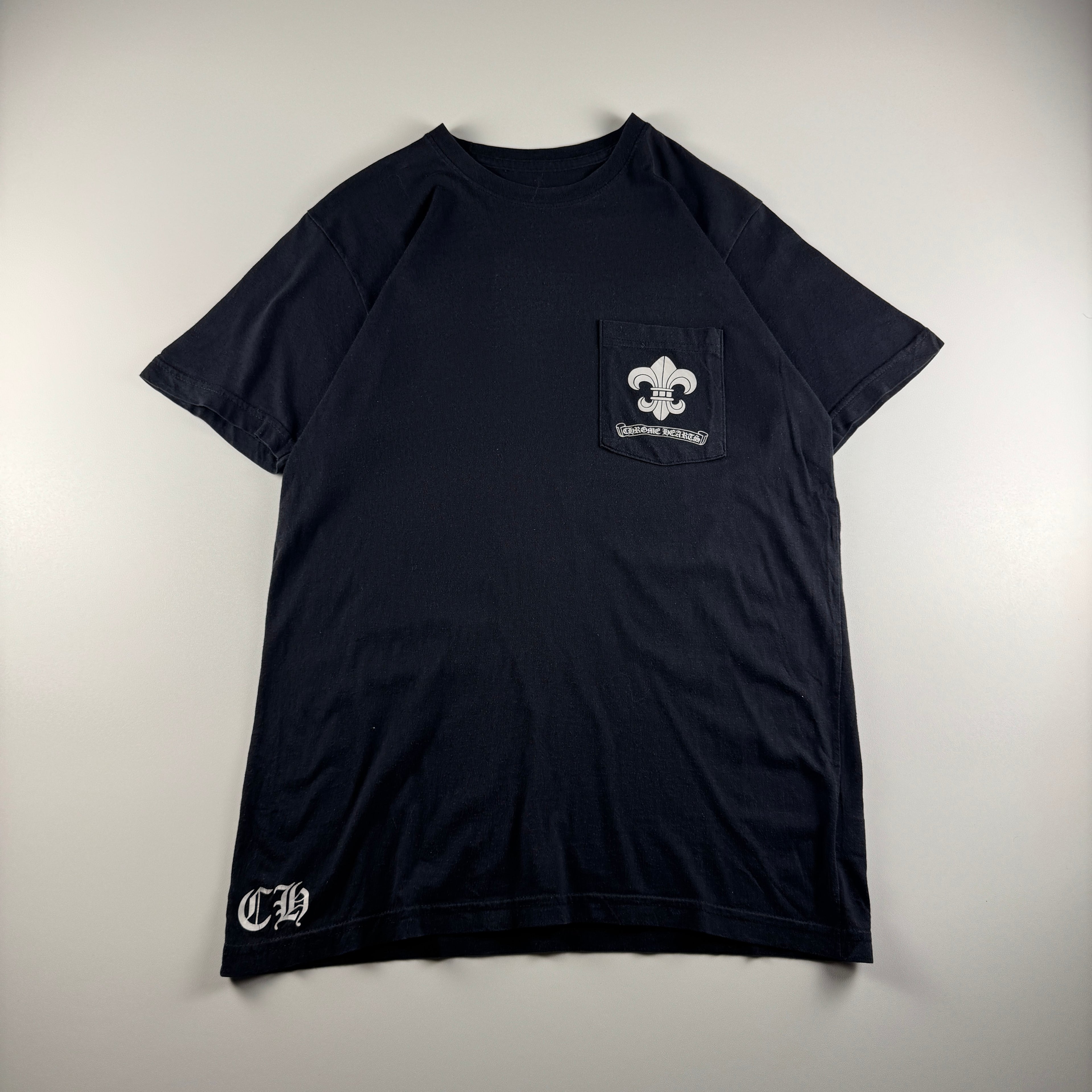 Chrome Hearts Triple Fleur Black Tee (M)